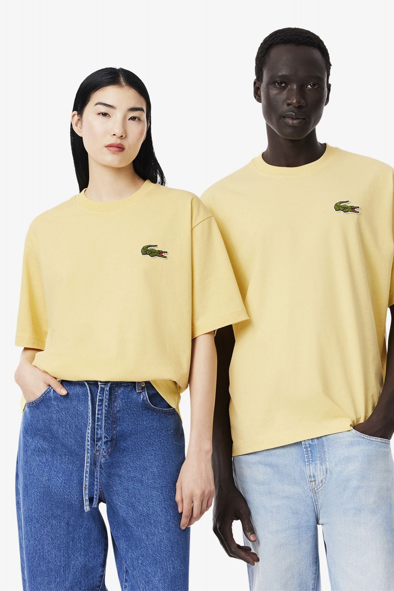 LACOSTE TEE-SHIRT en color AMARILLO (1)