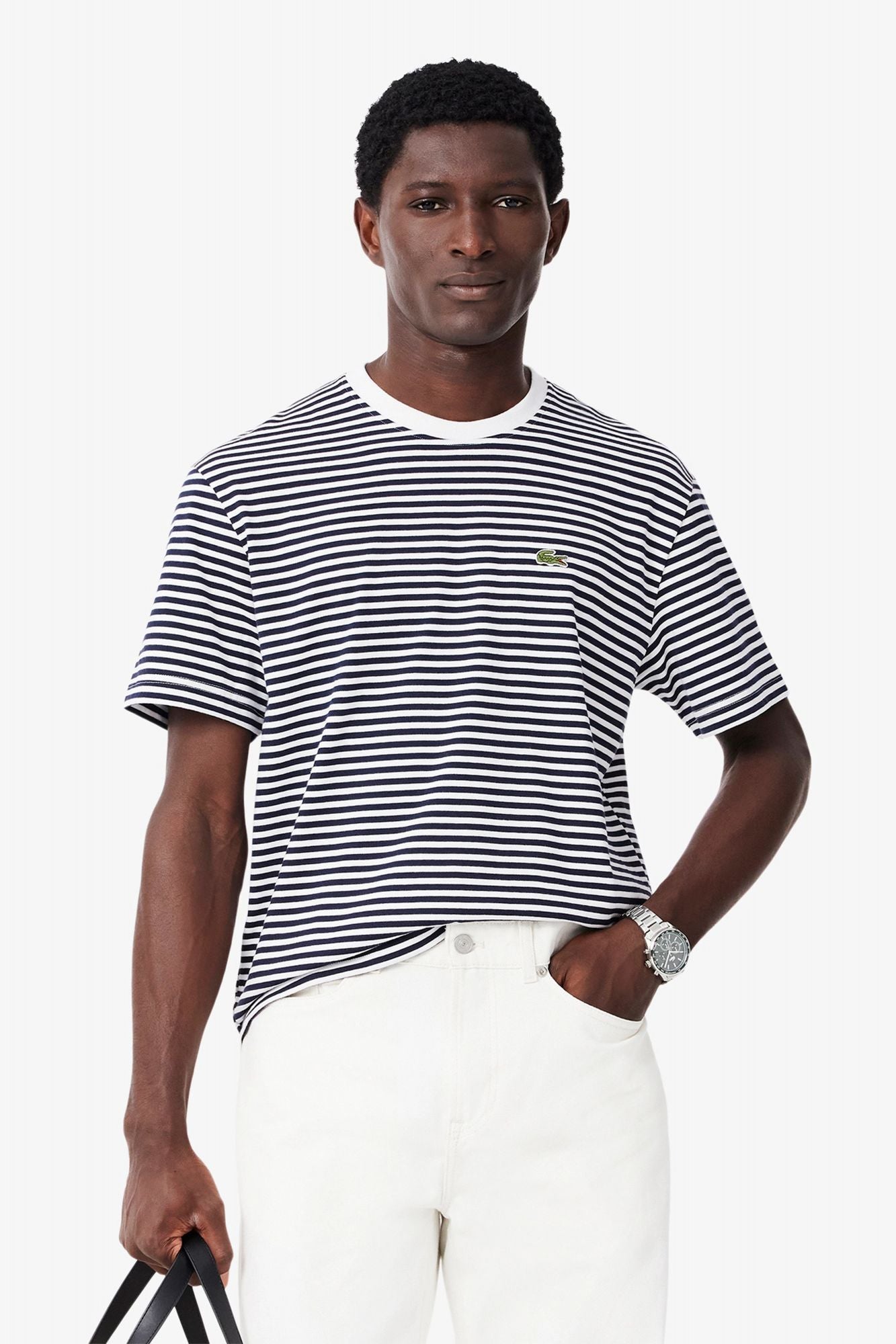 LACOSTE TEE-SHIRT en color AZUL (1)