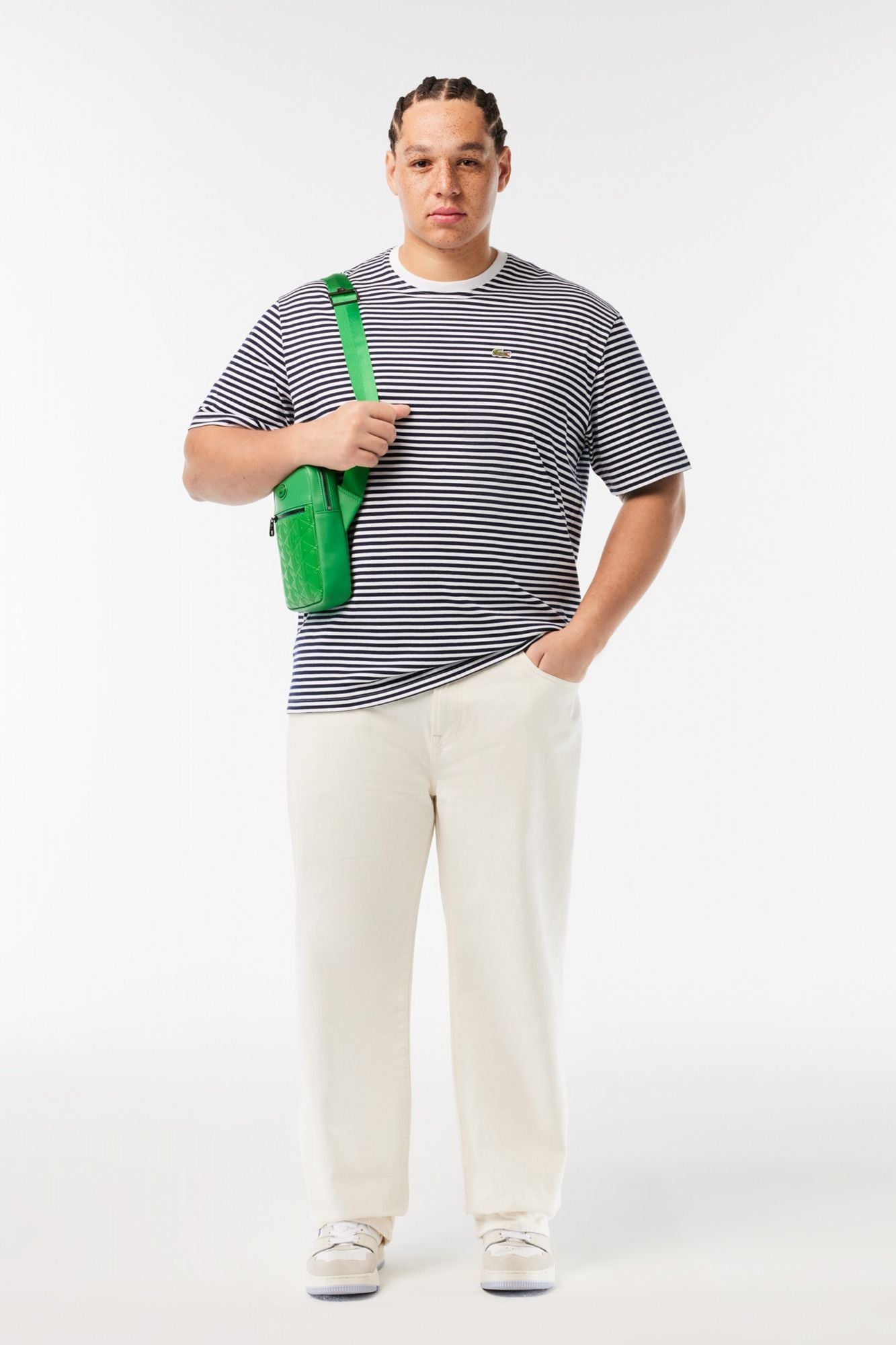 LACOSTE TEE-SHIRT en color AZUL (3)