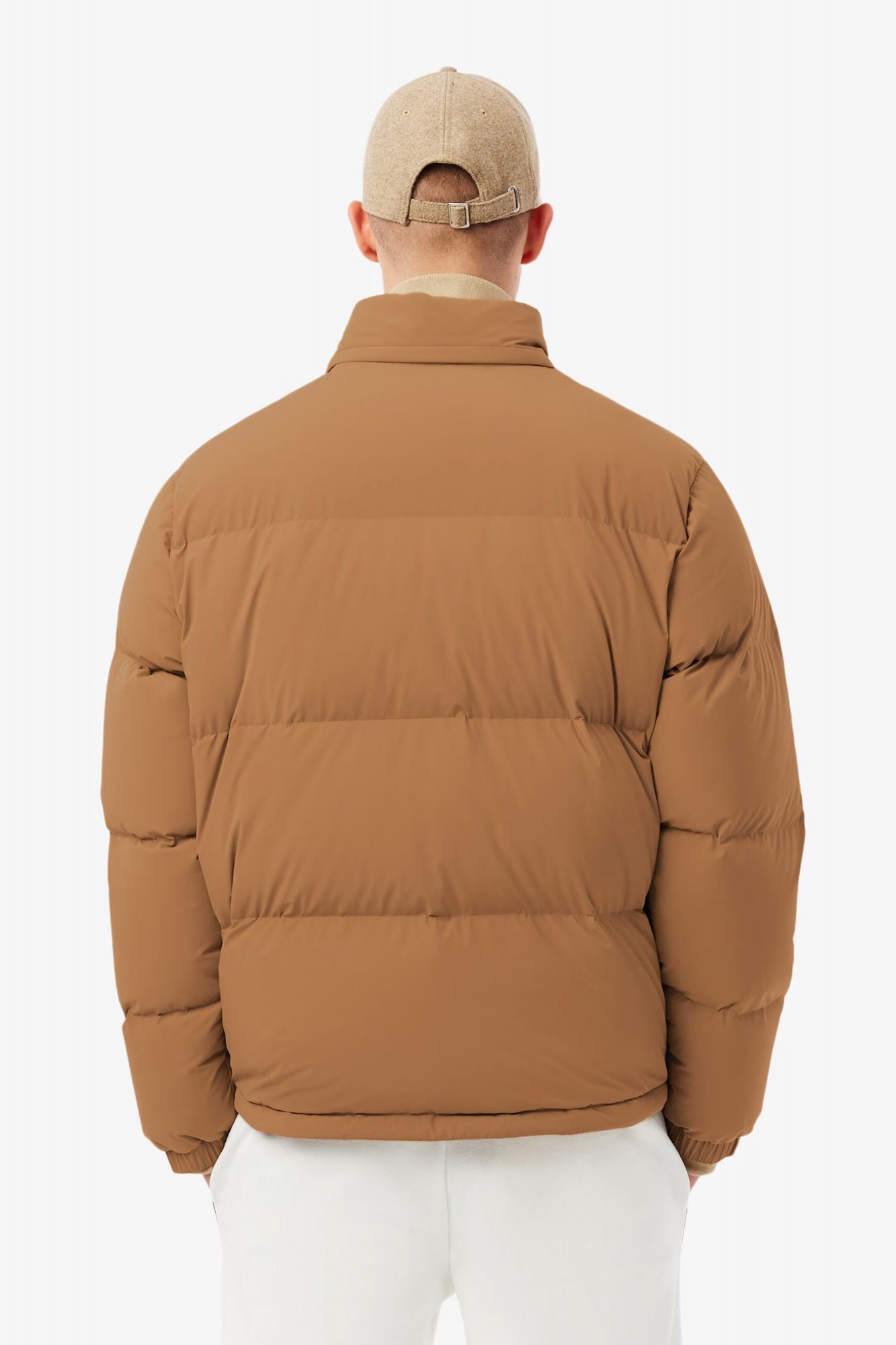 LACOSTE HOODED DOWN JACKET en color MARRON (3)