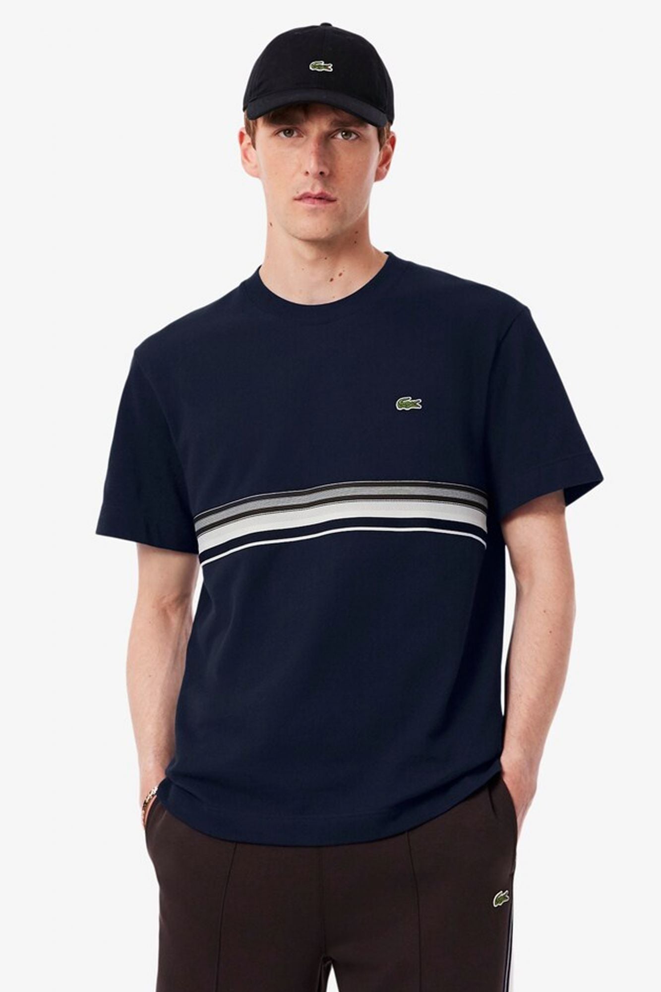 LACOSTE TEE SHIRT en color AZUL (1)