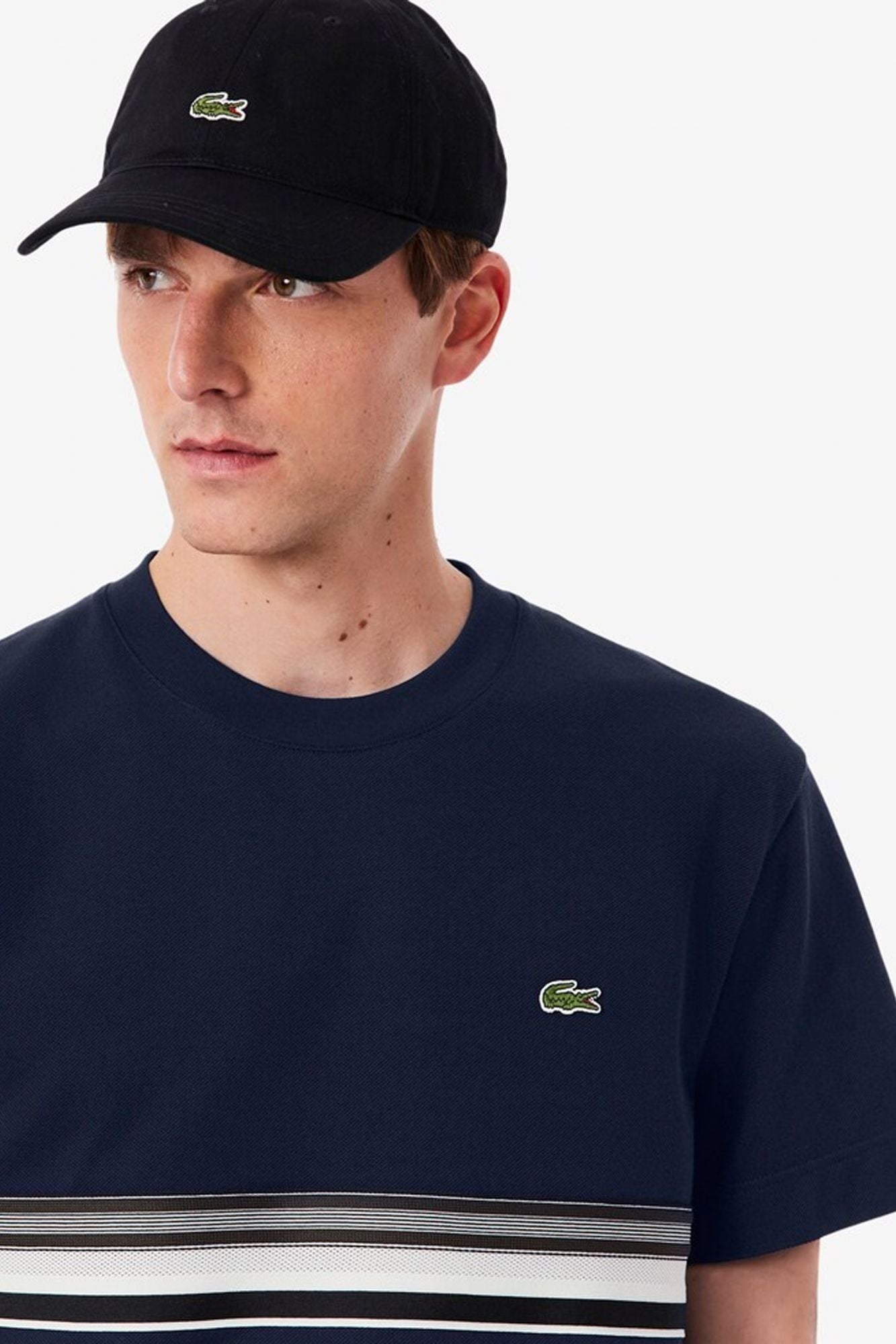 LACOSTE TEE SHIRT en color AZUL (4)