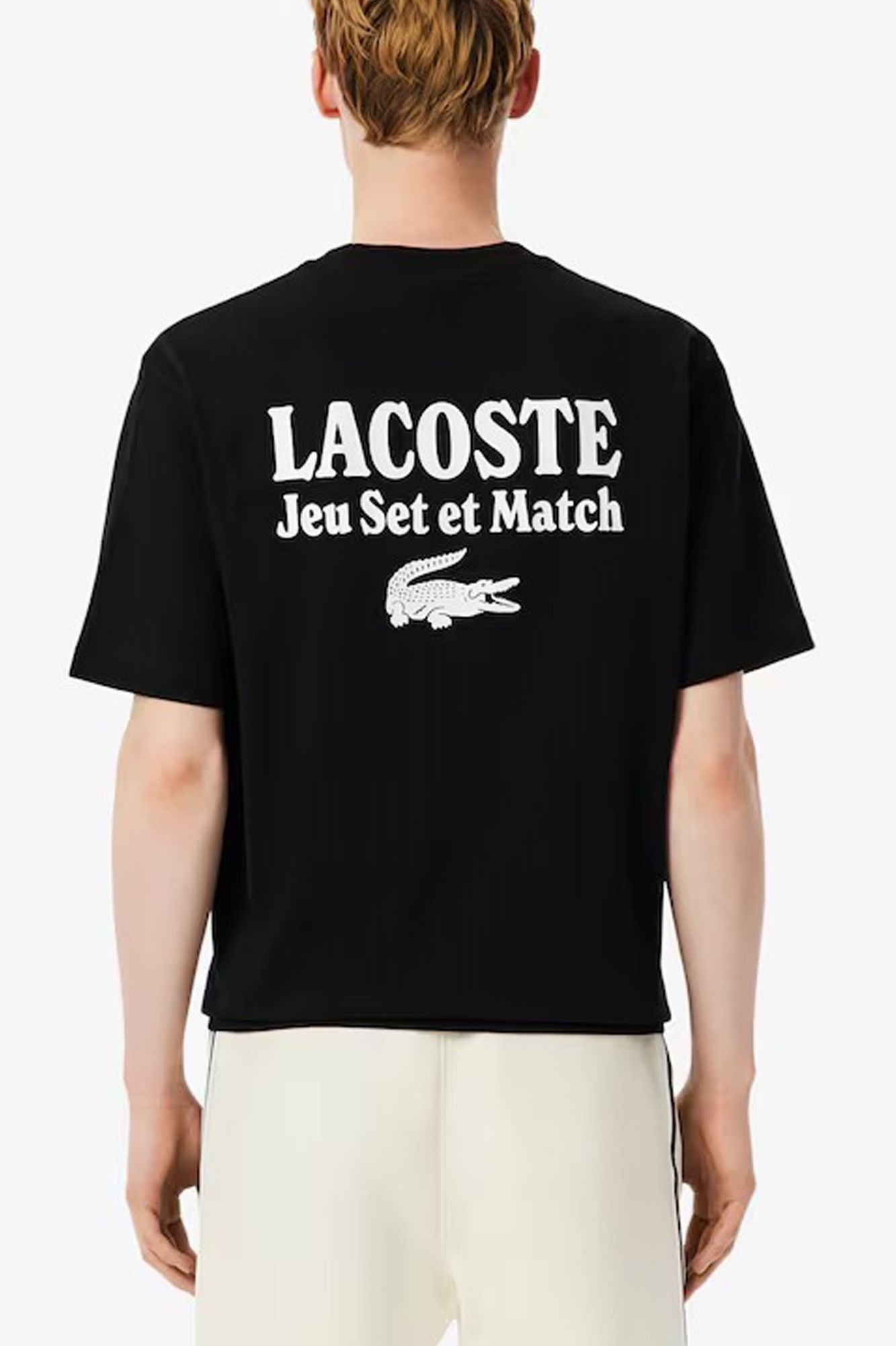 LACOSTE TEE SHIRT en color NEGRO (3)