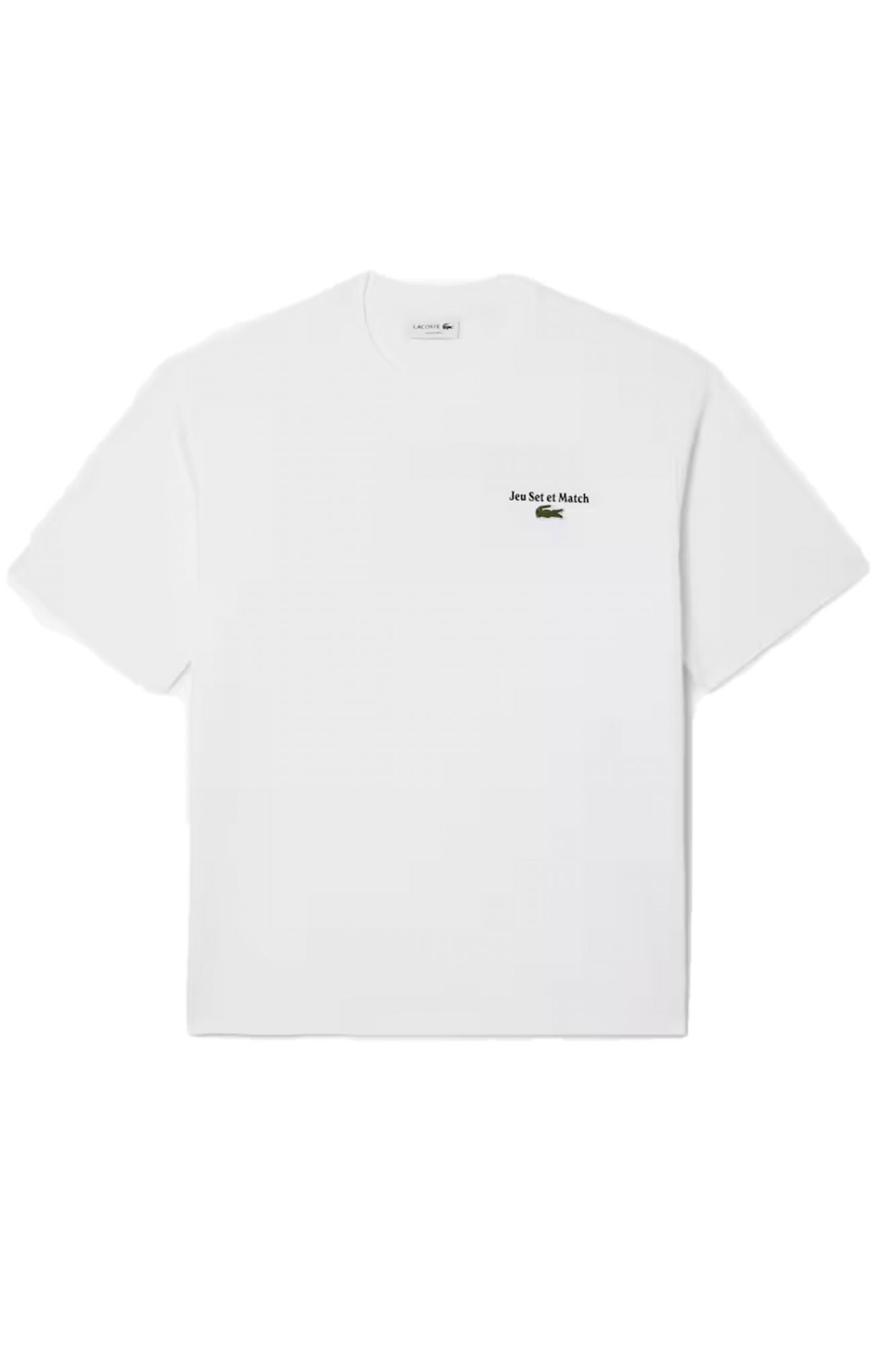 LACOSTE TH5950 TEE SHIRT en color BLANCO (2)