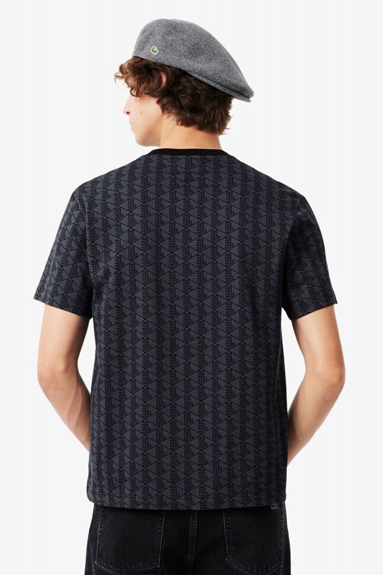 LACOSTE MONOGRAM T-SHIRT en color GRIS (3)