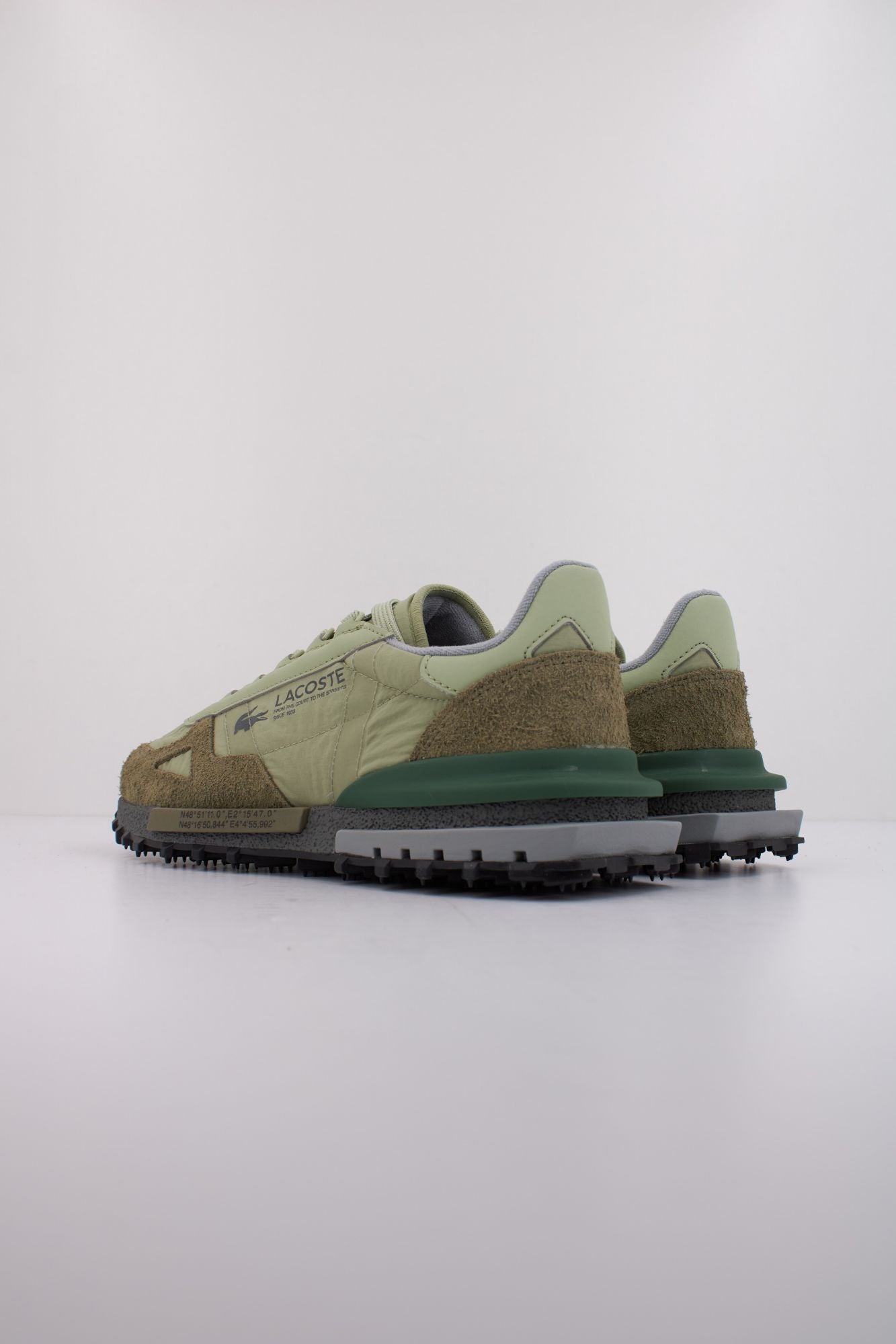 LACOSTE  MEN'S ELITE ACTIVE SNEAKE  en color VERDE (4)