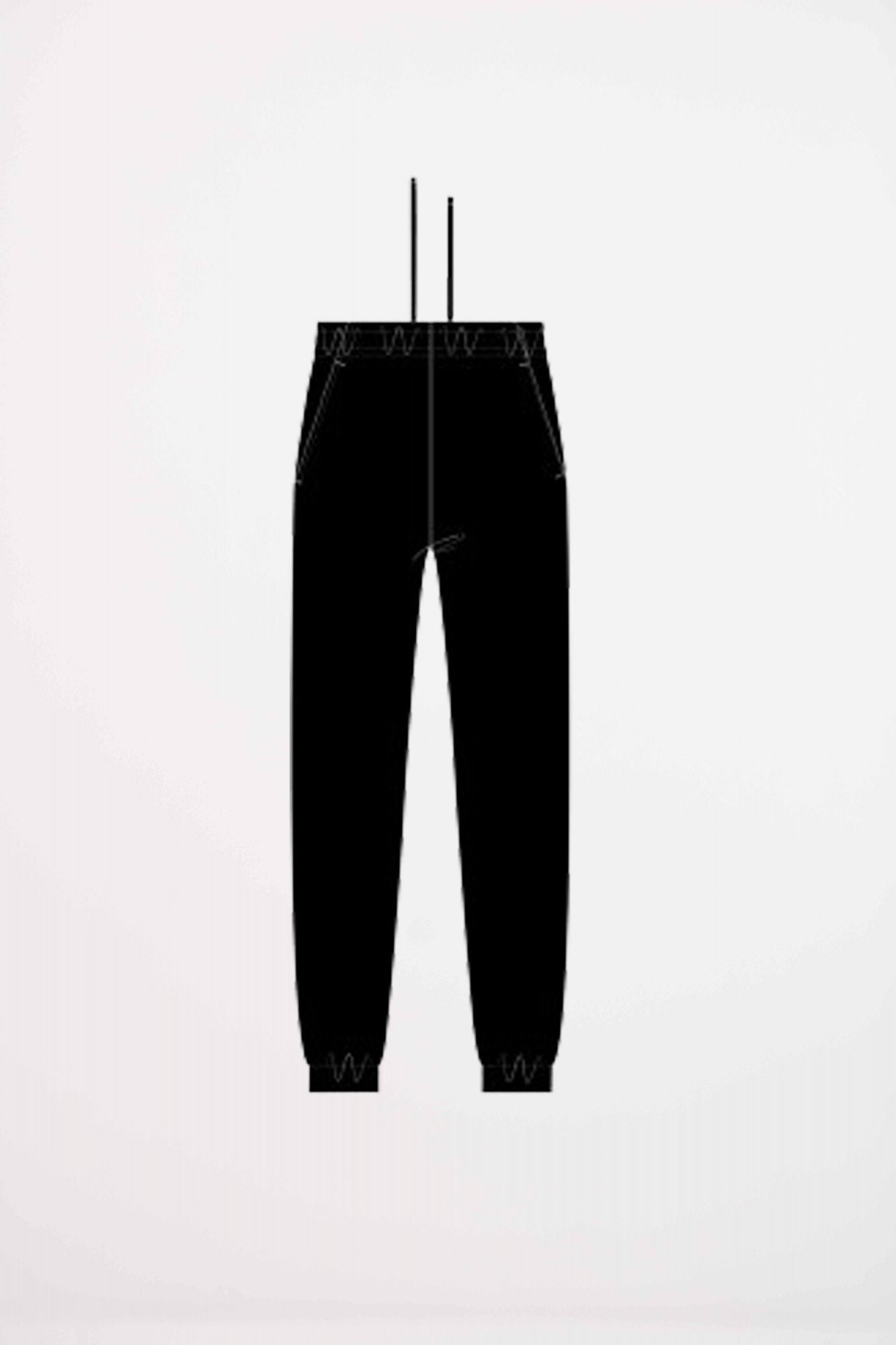 LACOSTE FLEECE SWEATPANTS en color NEGRO (2)