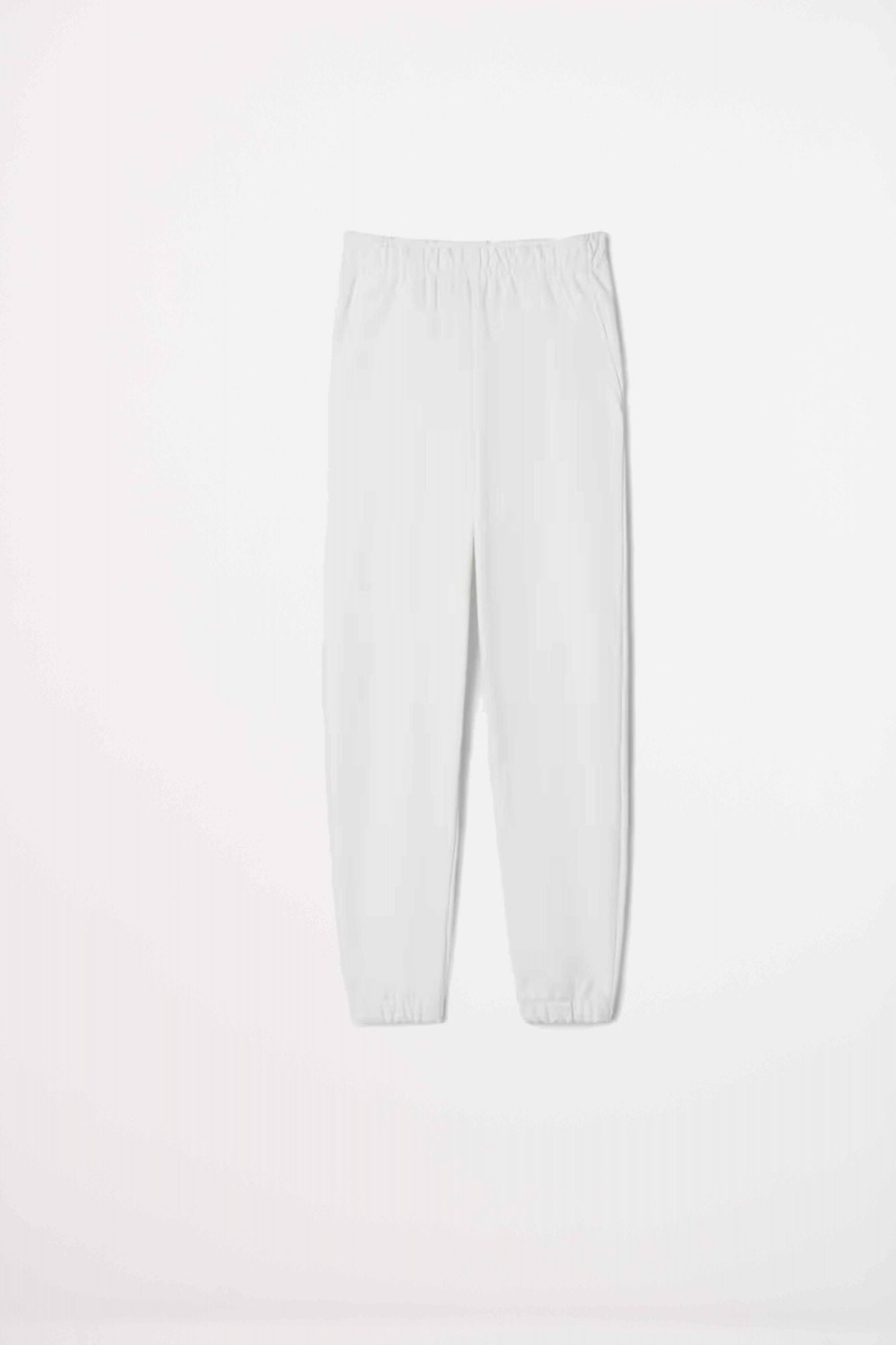 LACOSTE FLEECE SWEATPANTS en color BLANCO (2)