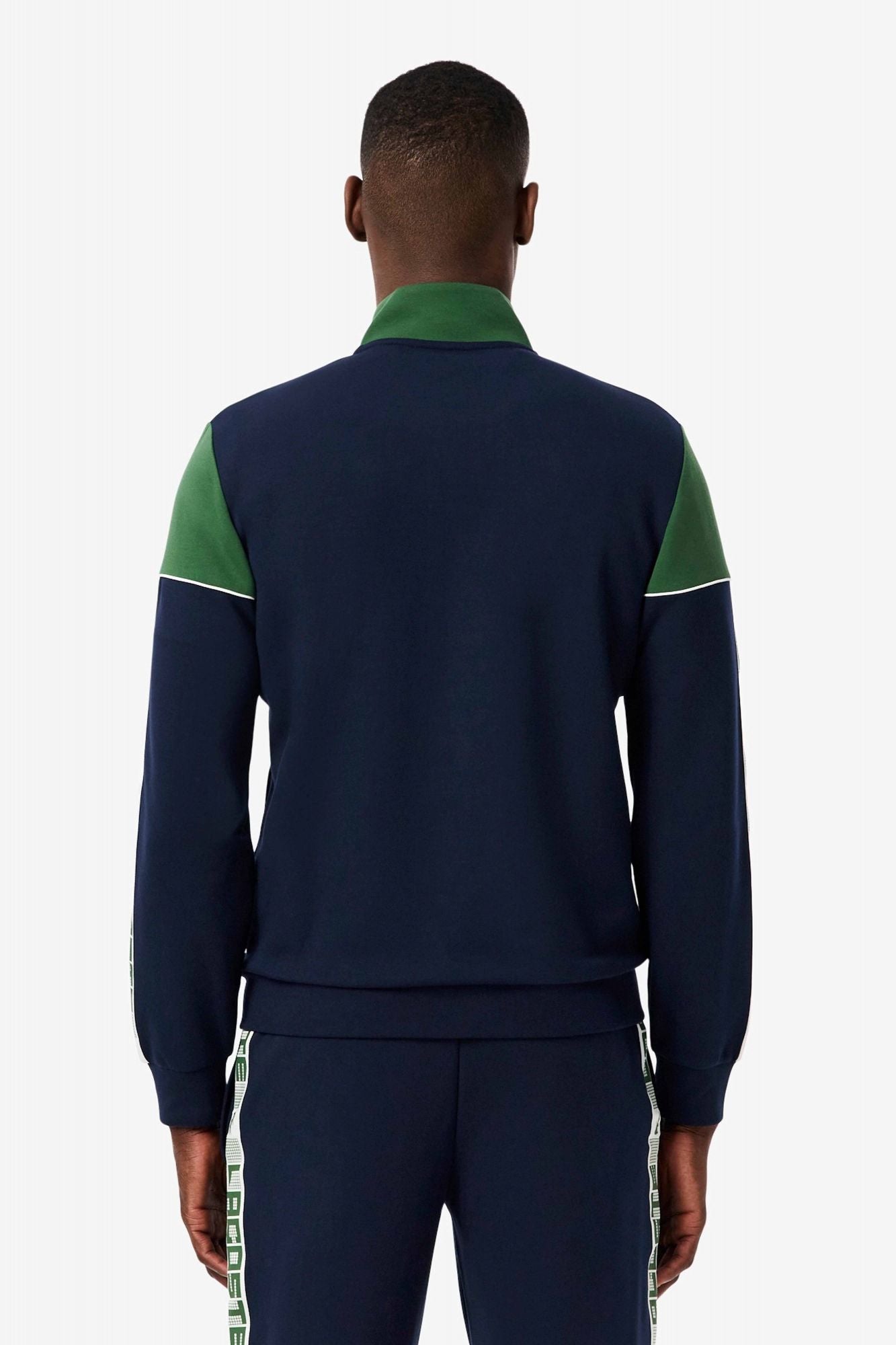 LACOSTE TENNIS ZIP-UP COLORBLOCK SWEATSHIRT en color AZUL (3)