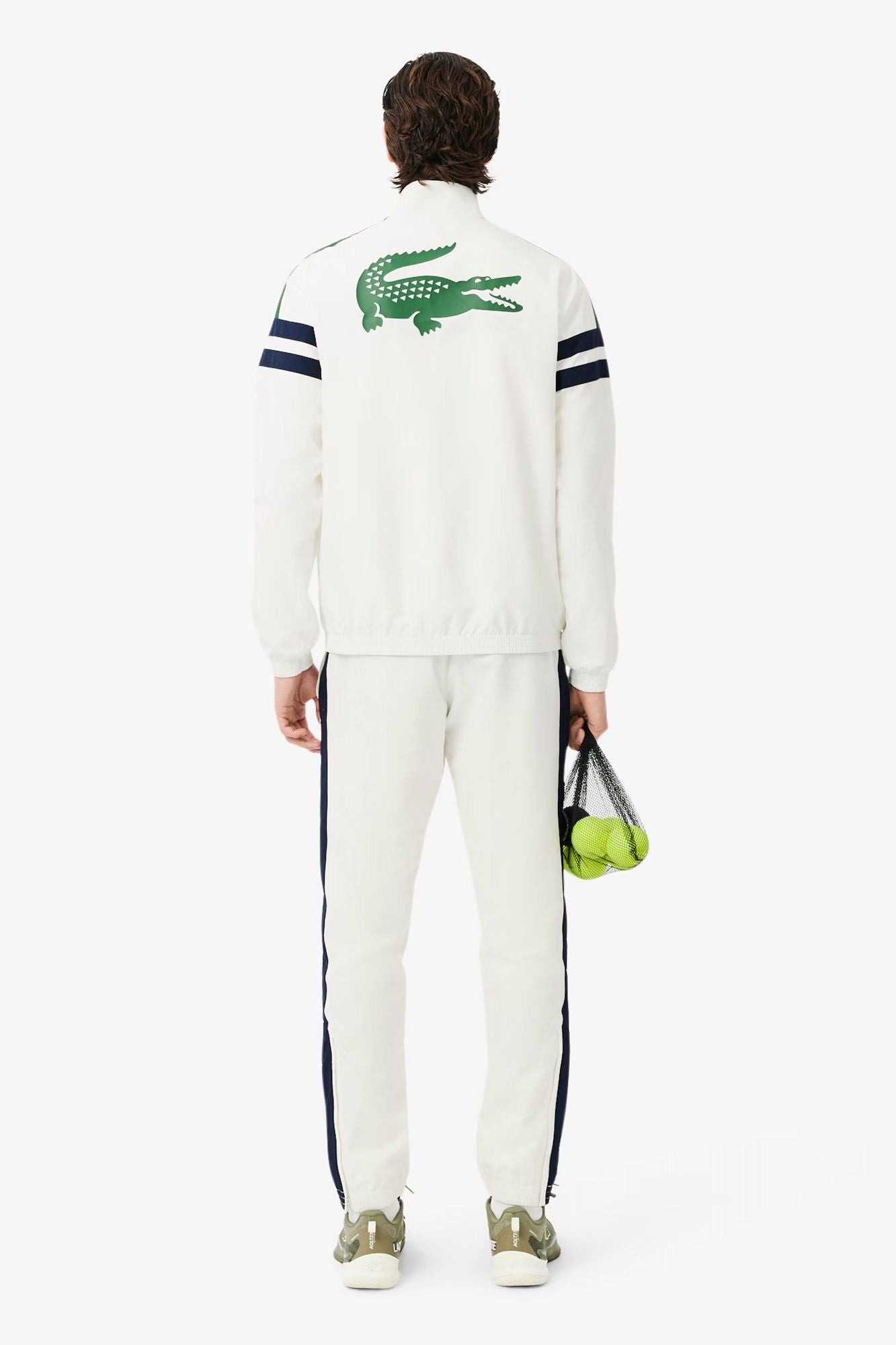 LACOSTE TENNIS PRINTED TRACKSUIT en color BLANCO (3)