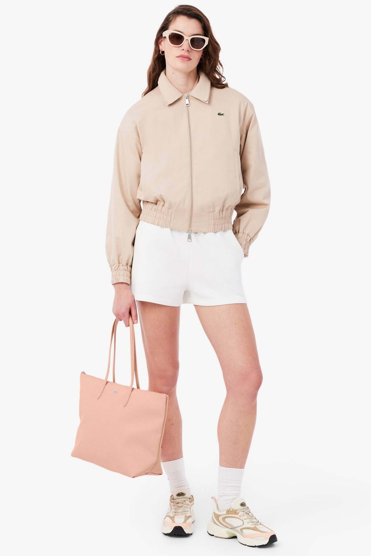 LACOSTE SHOPPING BAG en color NUDE (1)