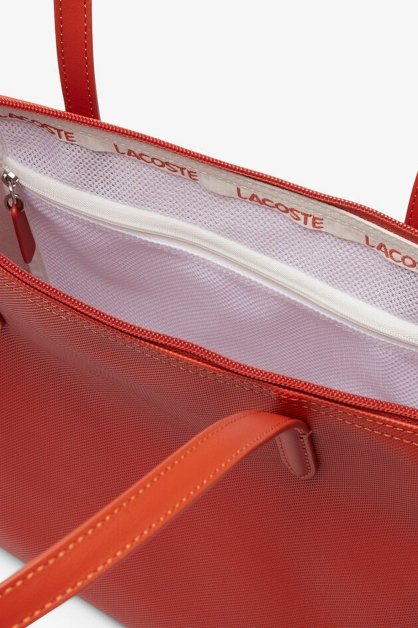 LACOSTE TOTE BAG en color NARANJA (4)