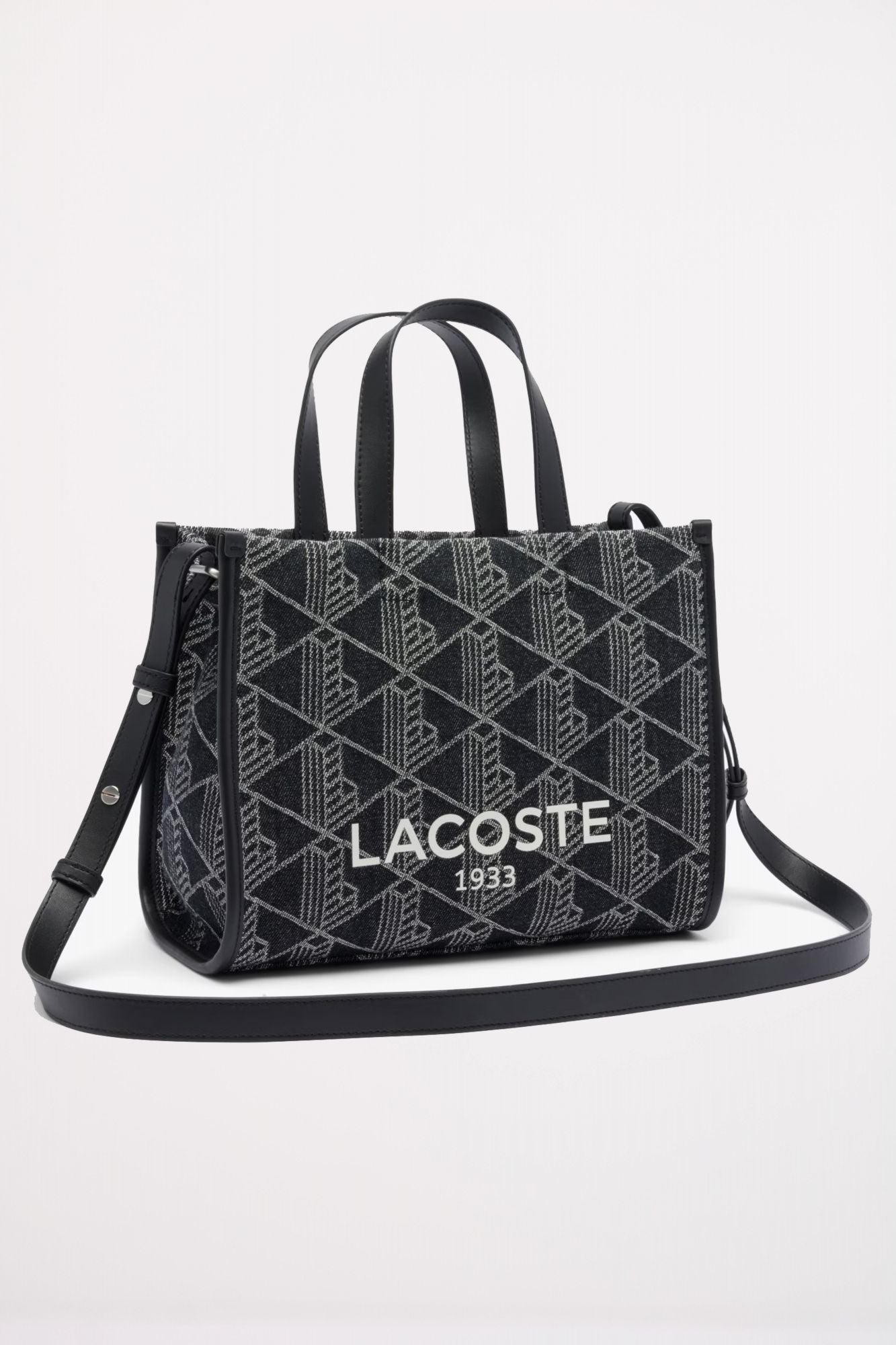 LACOSTE HERITAGE JACQUARD COTTON S en color NEGRO (3)