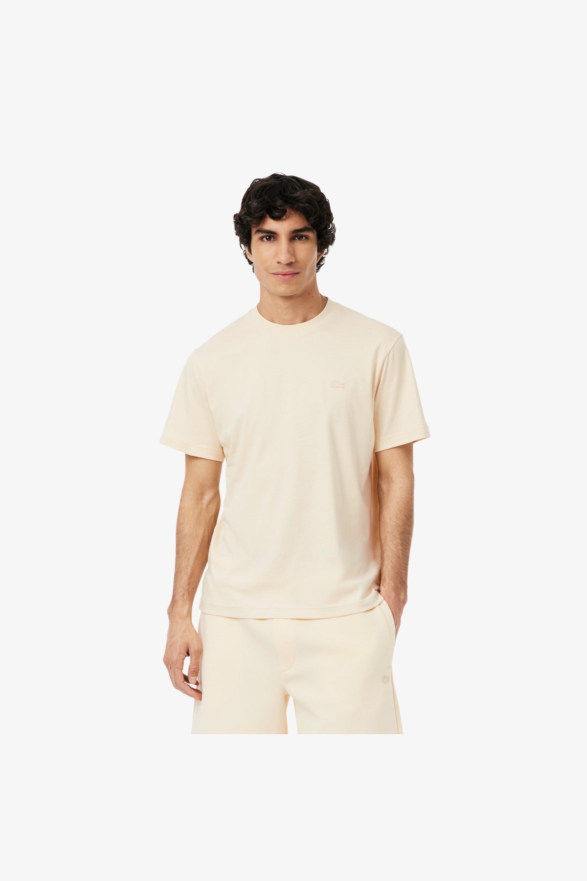 LACOSTE TEE SHIRT TURTLE NECK en color BEIS (2)