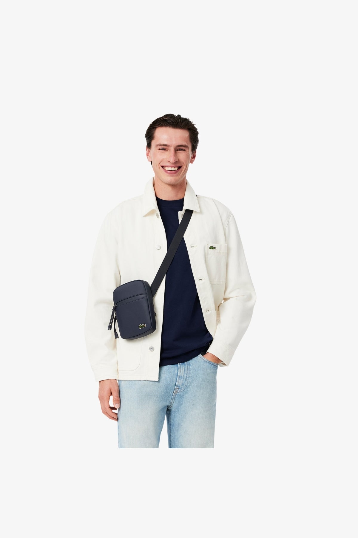 LACOSTE CROSSOVER BAG en color NEGRO (4)