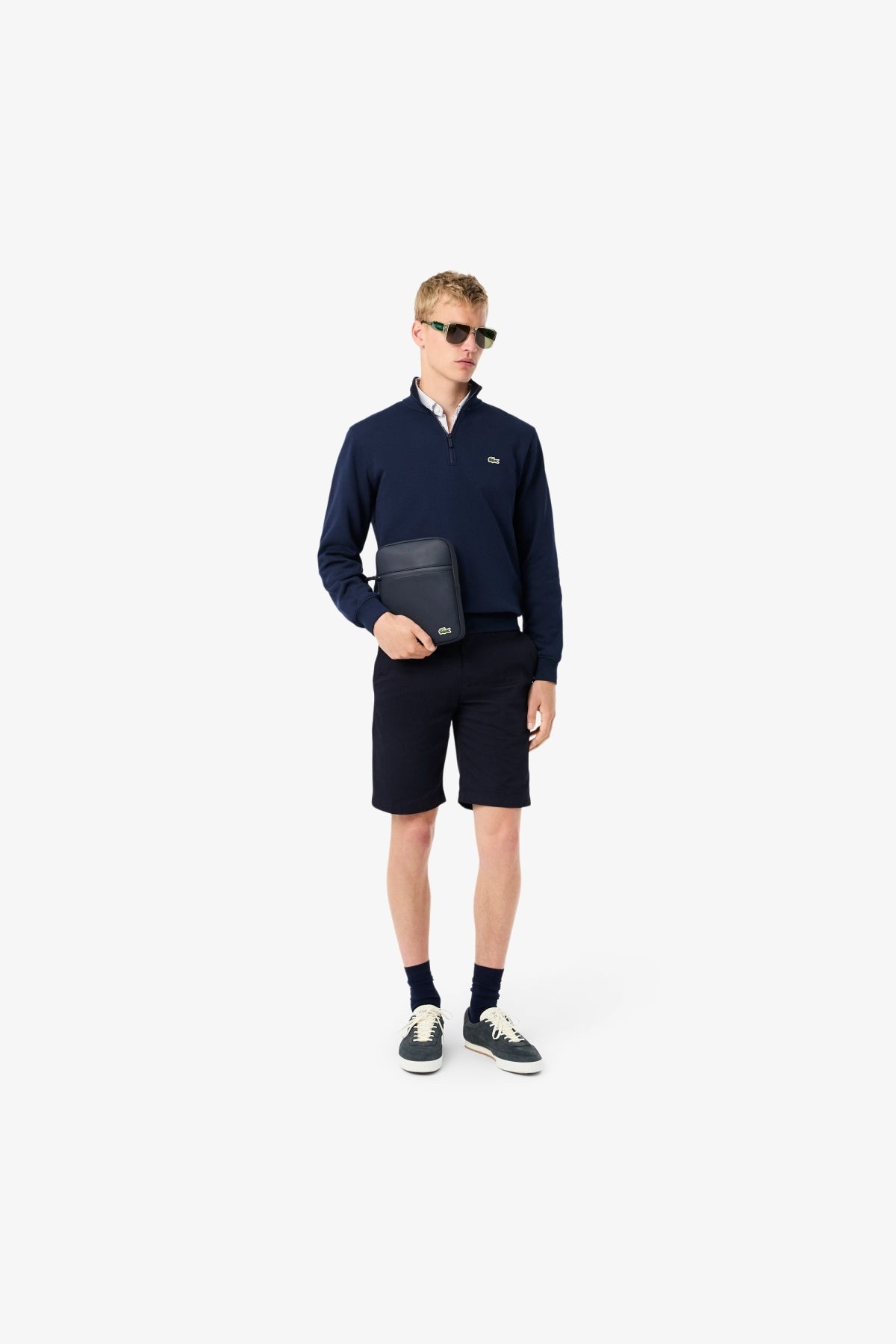 LACOSTE CROSSOVER BAG en color AZUL (7)