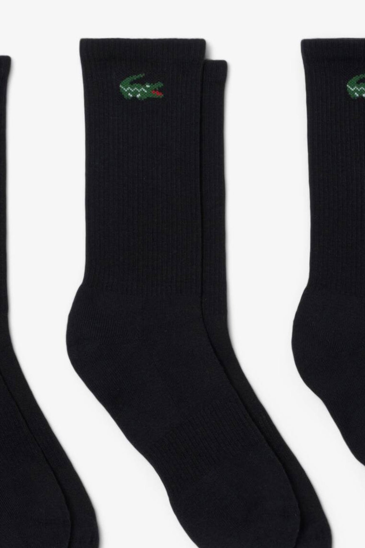 LACOSTE CREW SOCKS en color NEGRO (3)