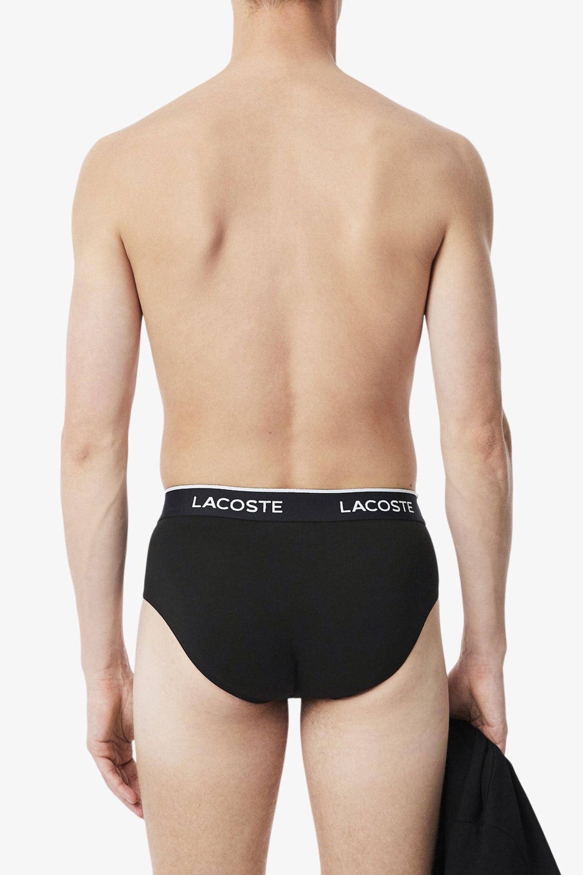 LACOSTE 8H1293 UNDERWEAR BRIEFS en color NEGRO (3)