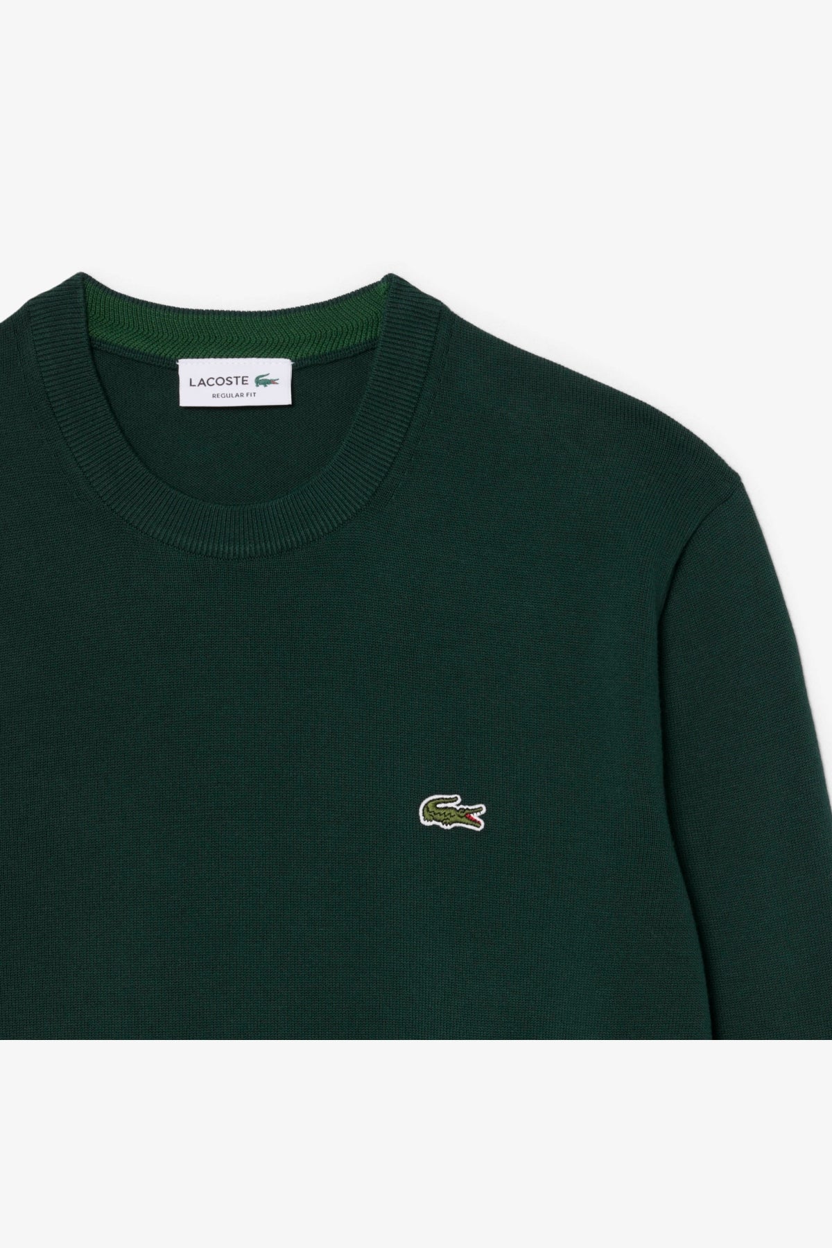 LACOSTE CREWNECKS SWEATERS en color VERDE (4)