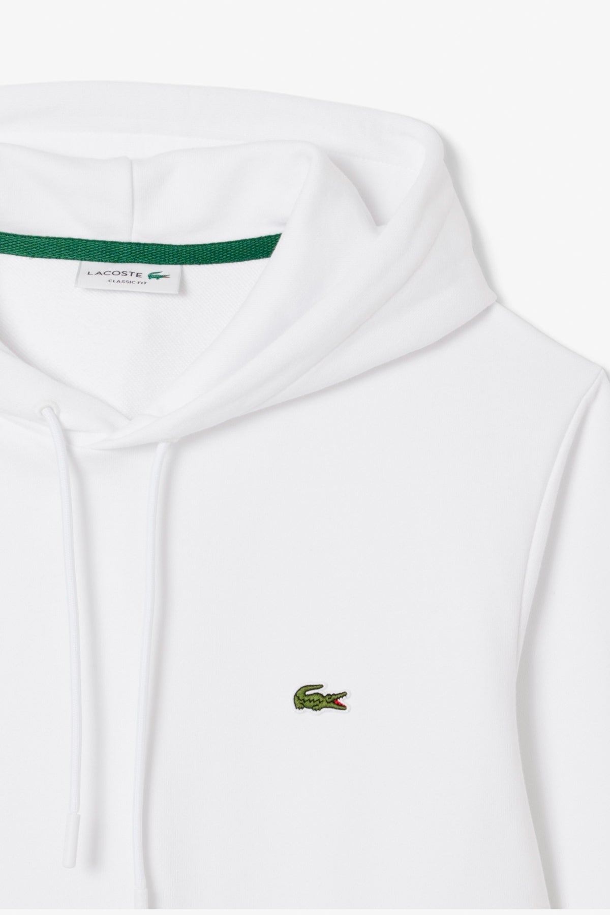 LACOSTE SH9839 SWEATSHIRTS CAPUCHE HOM en color BLANCO (4)