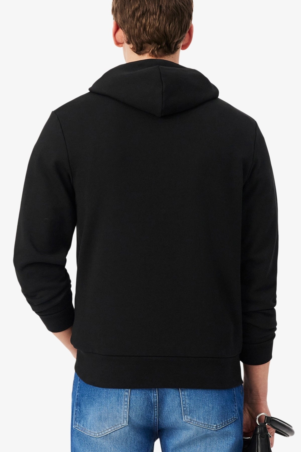LACOSTE SH9839 SWEATSHIRTS CAPUCHE HOM en color NEGRO (2)