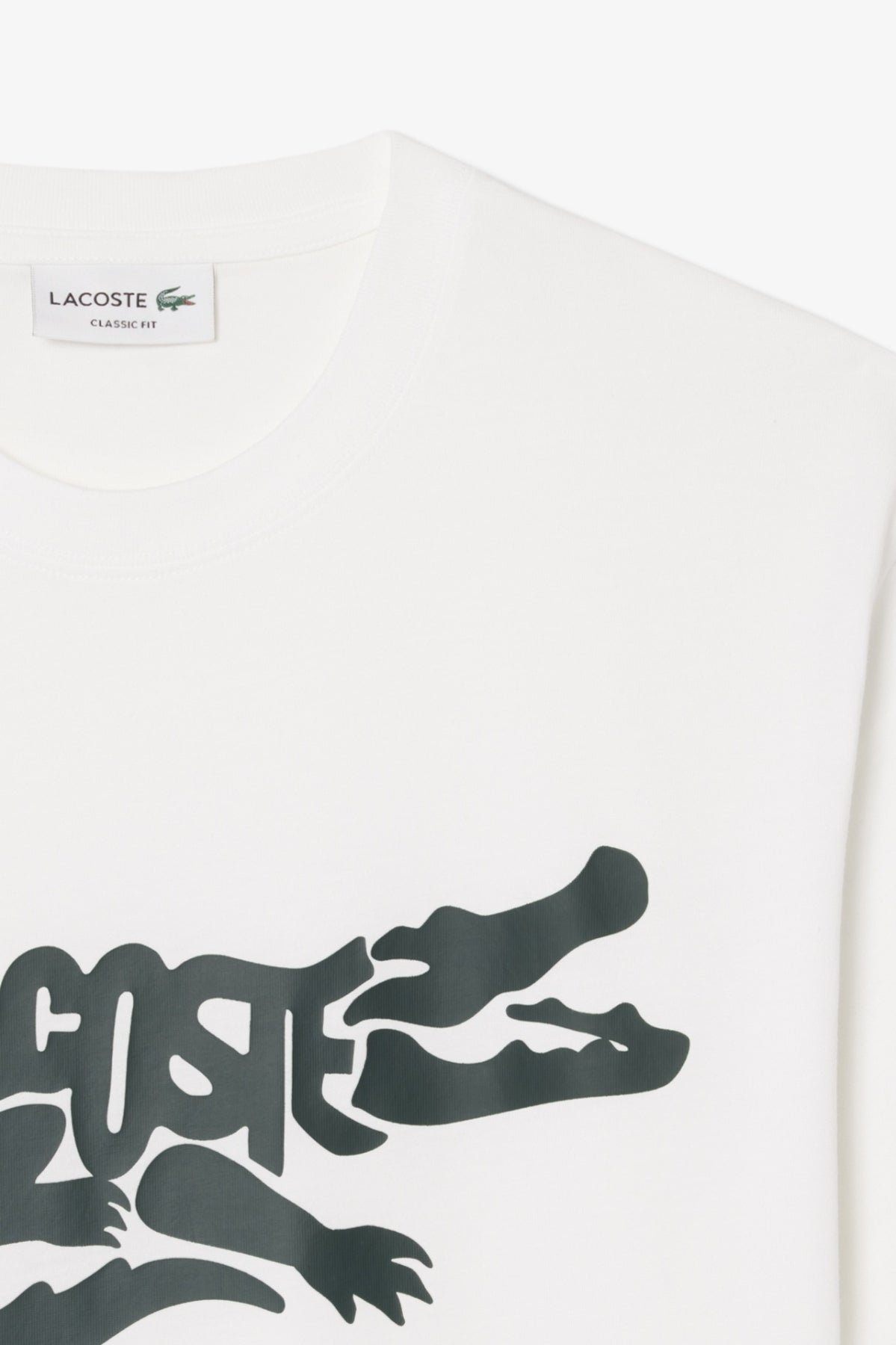 LACOSTE TH9990 CREWNECK T SHIRTS en color BLANCO (2)