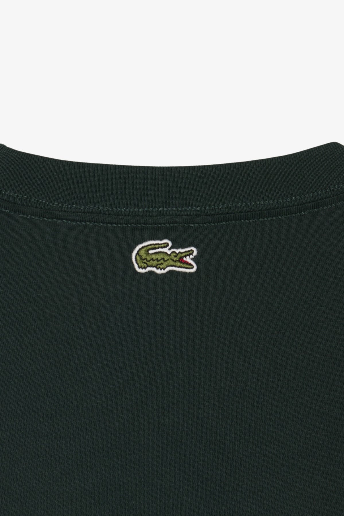 LACOSTE TH9990 CREWNECK T SHIRTS en color VERDE (3)
