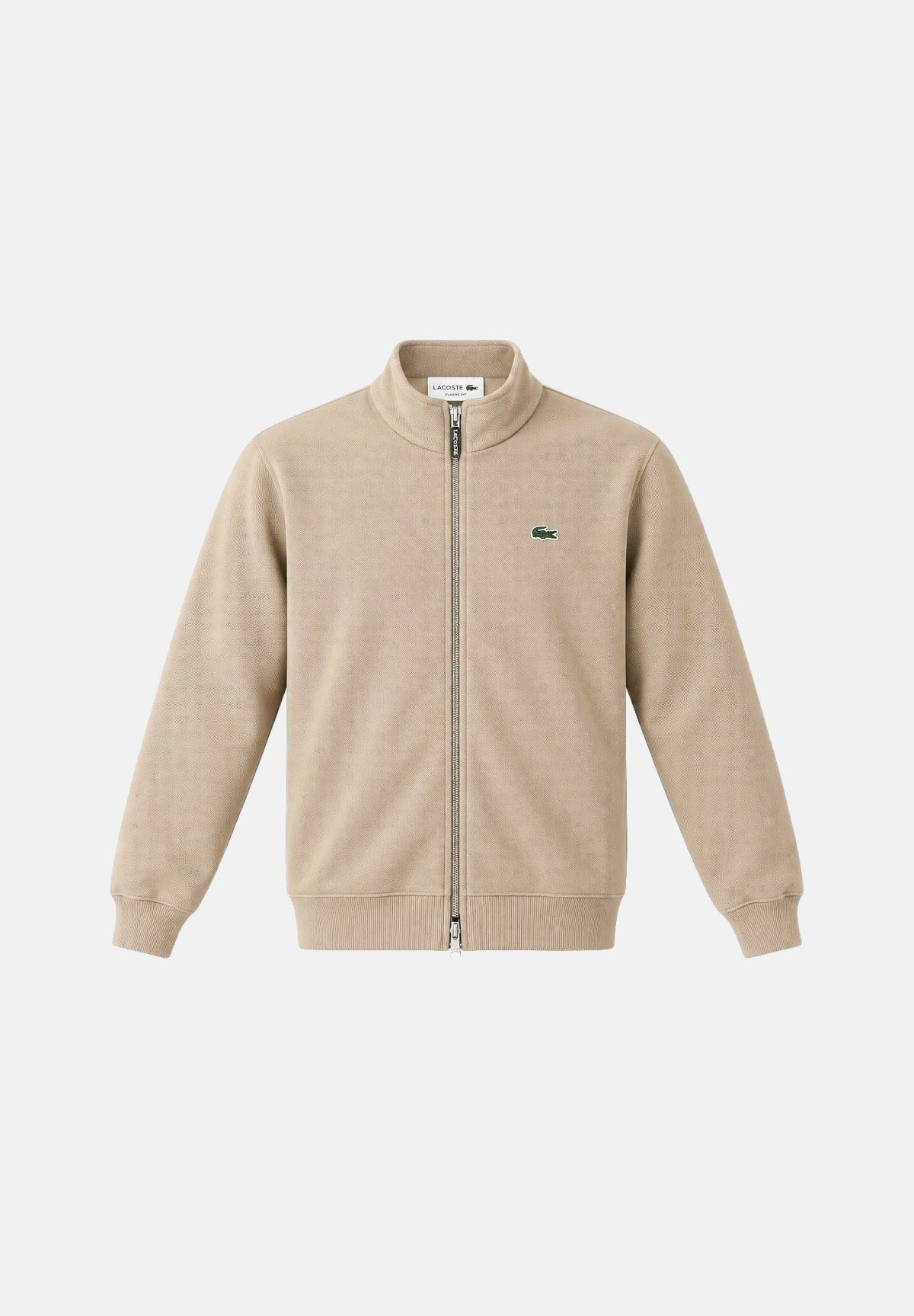 LACOSTE SH9454 ZIPPED SWEATSHIRTS en color BEIS (1)