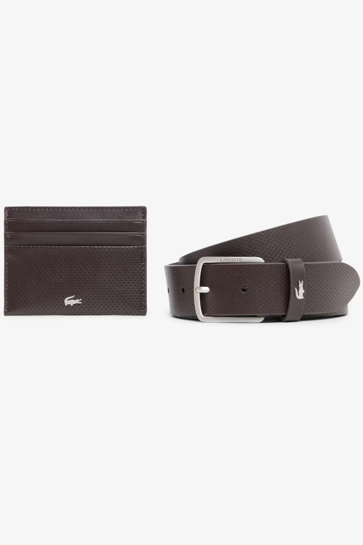 LACOSTE RC4092 PUNCH BELT en color MARRON (1)