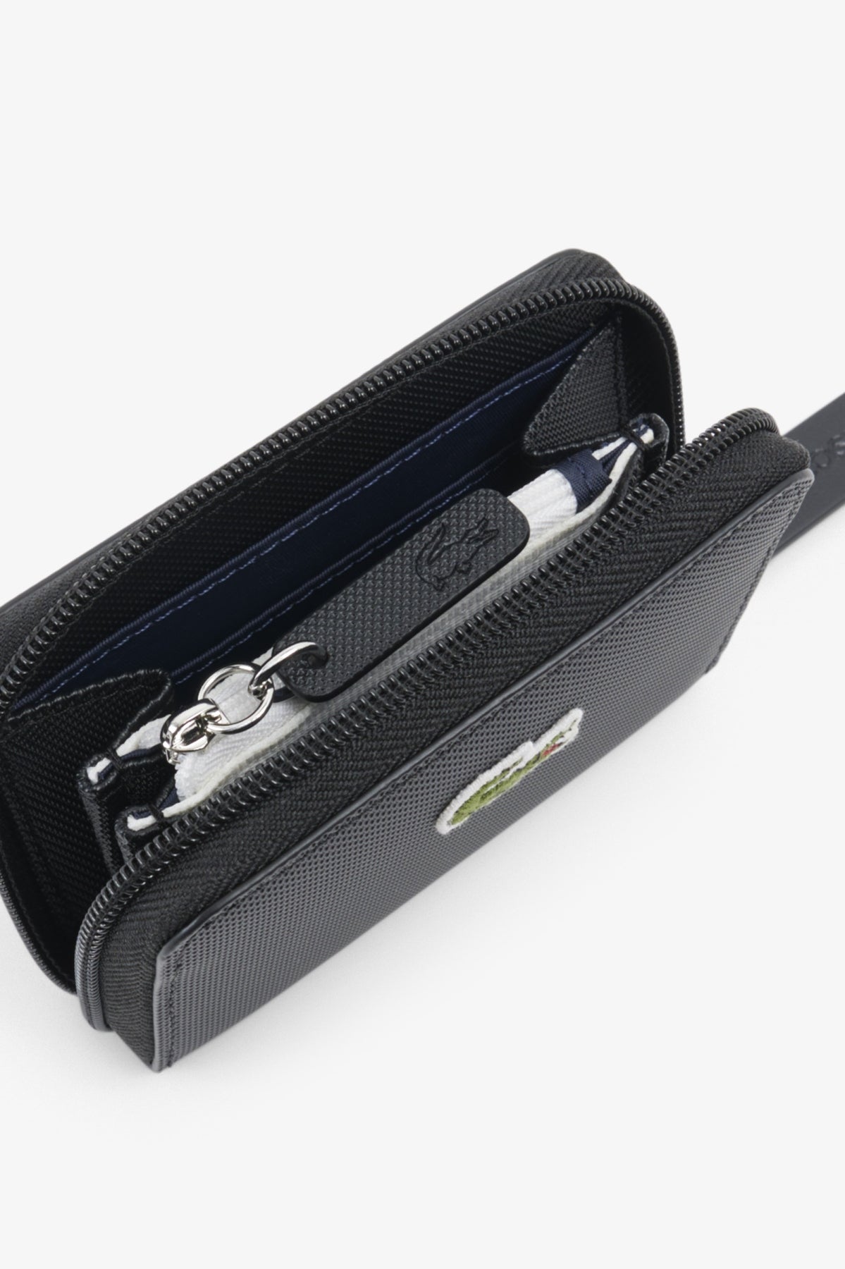 LACOSTE NF4193PK ZIP COIN WALLET en color AZUL (3)