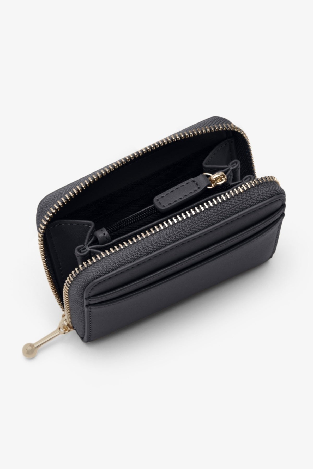 LACOSTE NF5520AU ZIP COIN WALLET en color NEGRO (2)