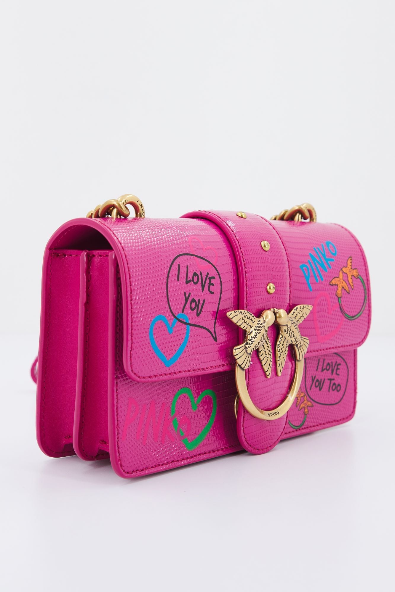 PINKO  LOVE MINI ICON STREET en color ROSA (3)