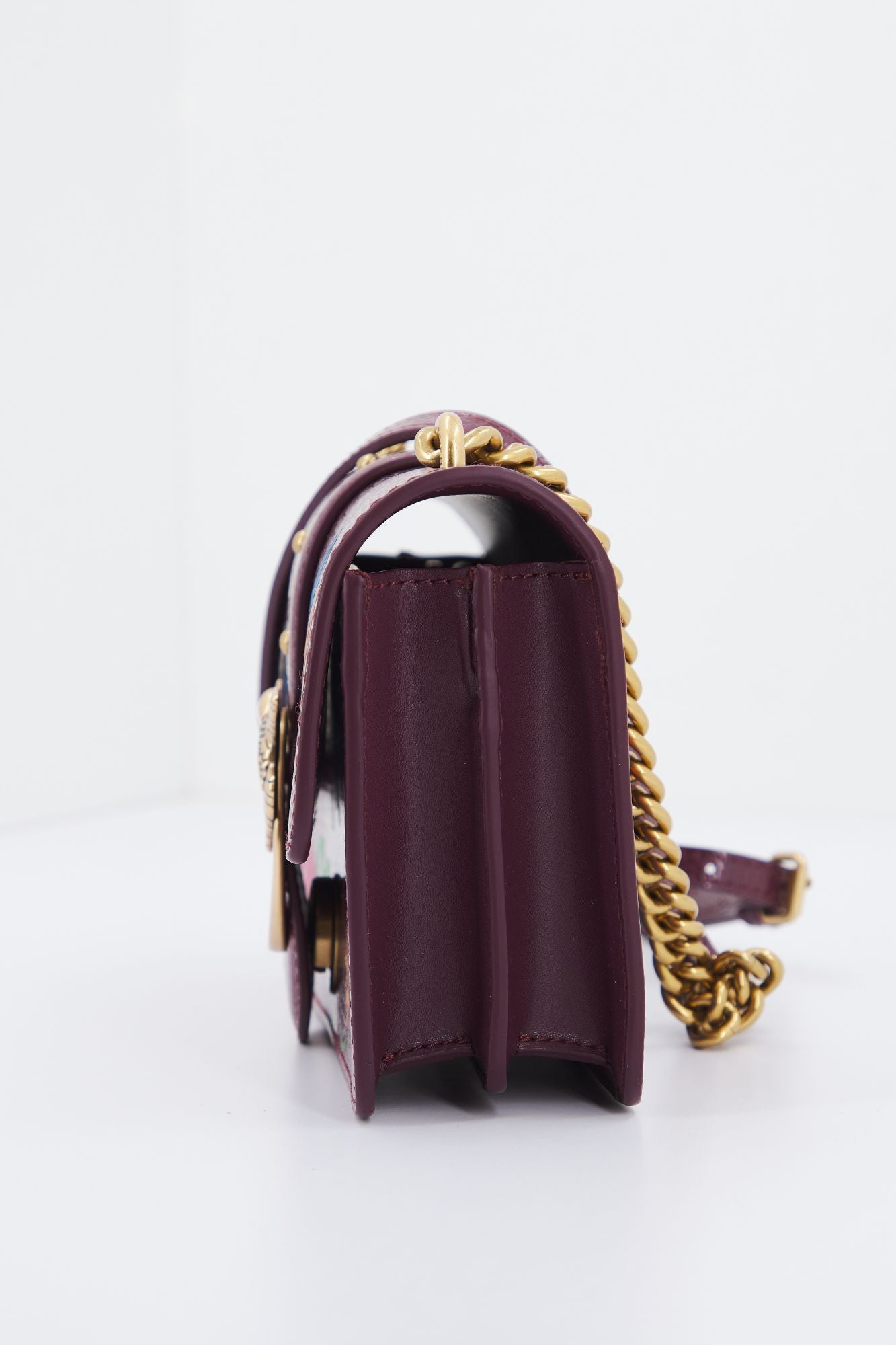 PINKO  LOVE MINI ICON STREET en color BURDEOS (2)