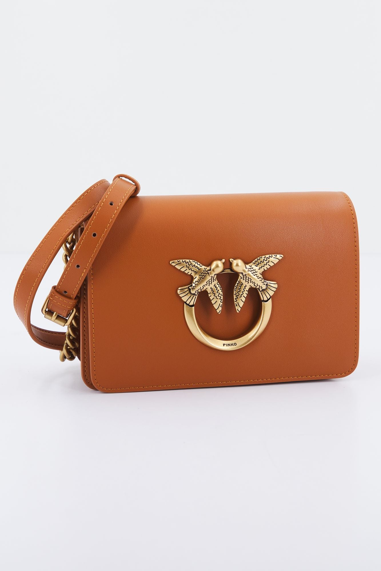 PINKO LOVE MINI CLICK en color MARRON (1)