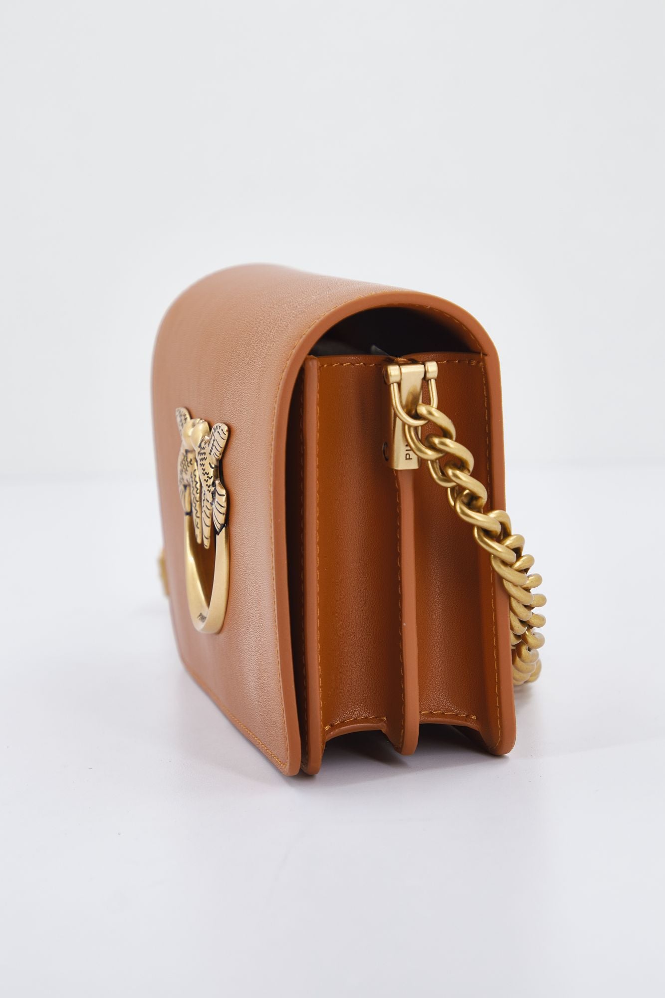 PINKO LOVE MINI CLICK en color MARRON (2)