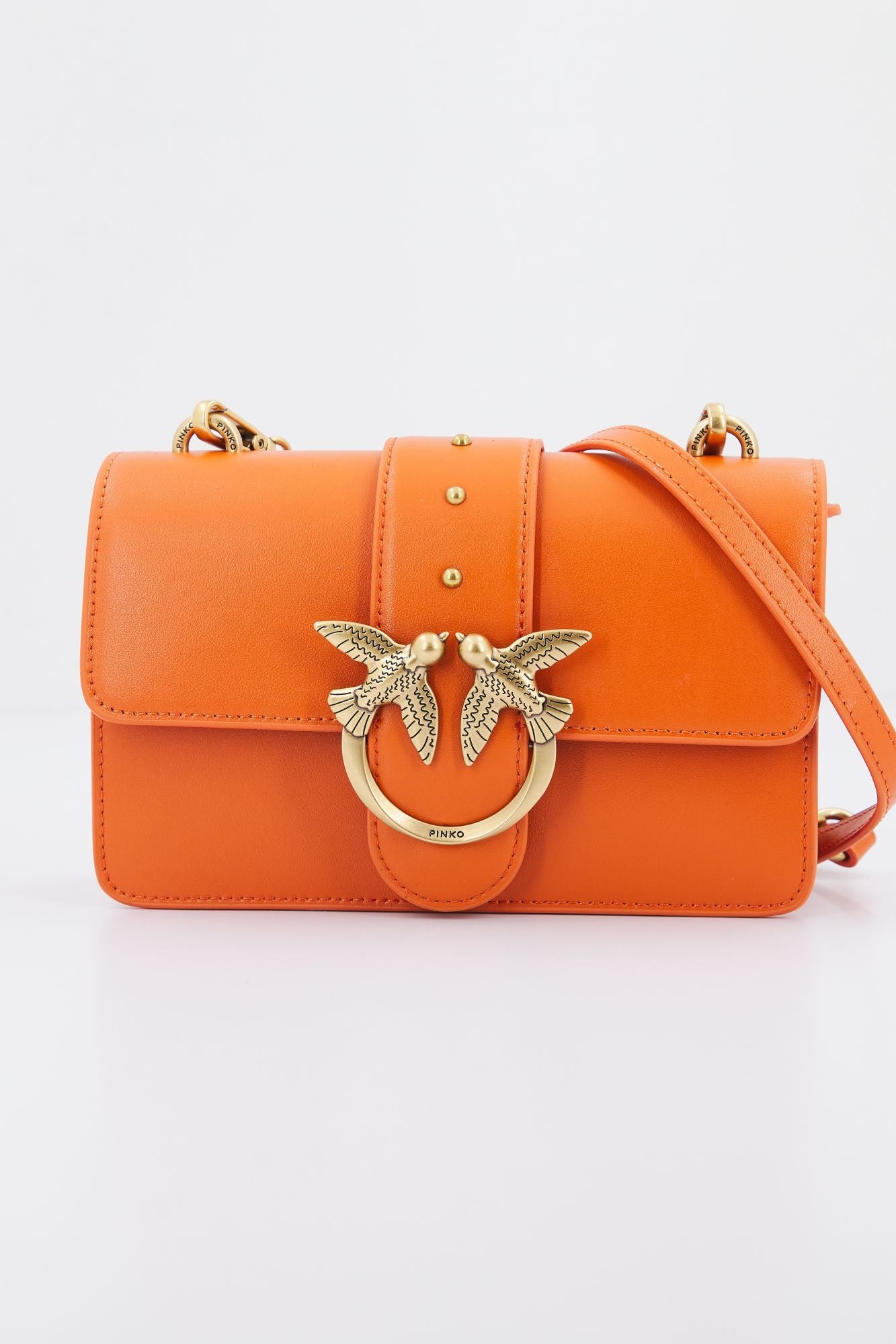 PINKO LOVE MINI ICON SIMPLY en color NARANJA (1)