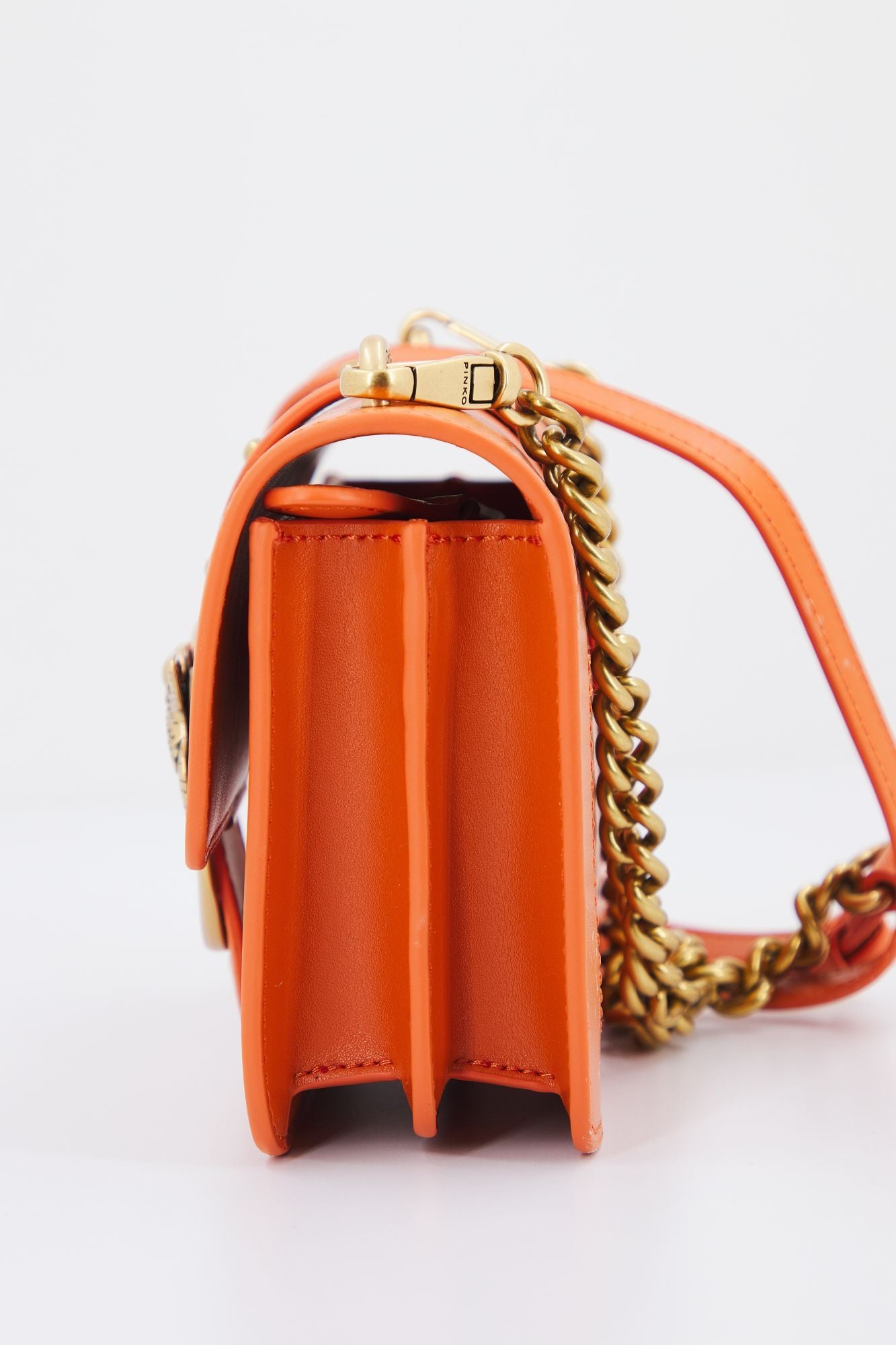 PINKO LOVE MINI ICON SIMPLY en color NARANJA (2)