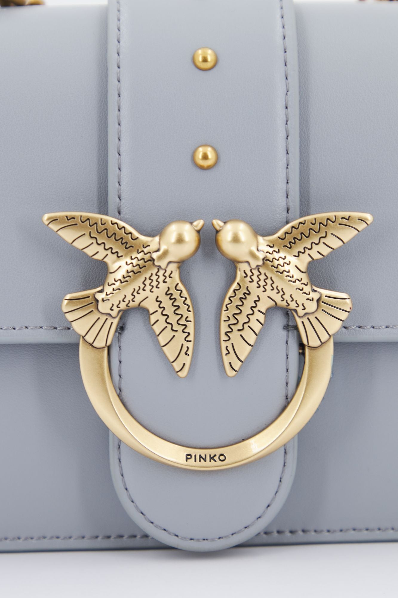 PINKO LOVE MINI ICON SIMPLY en color GRIS (4)