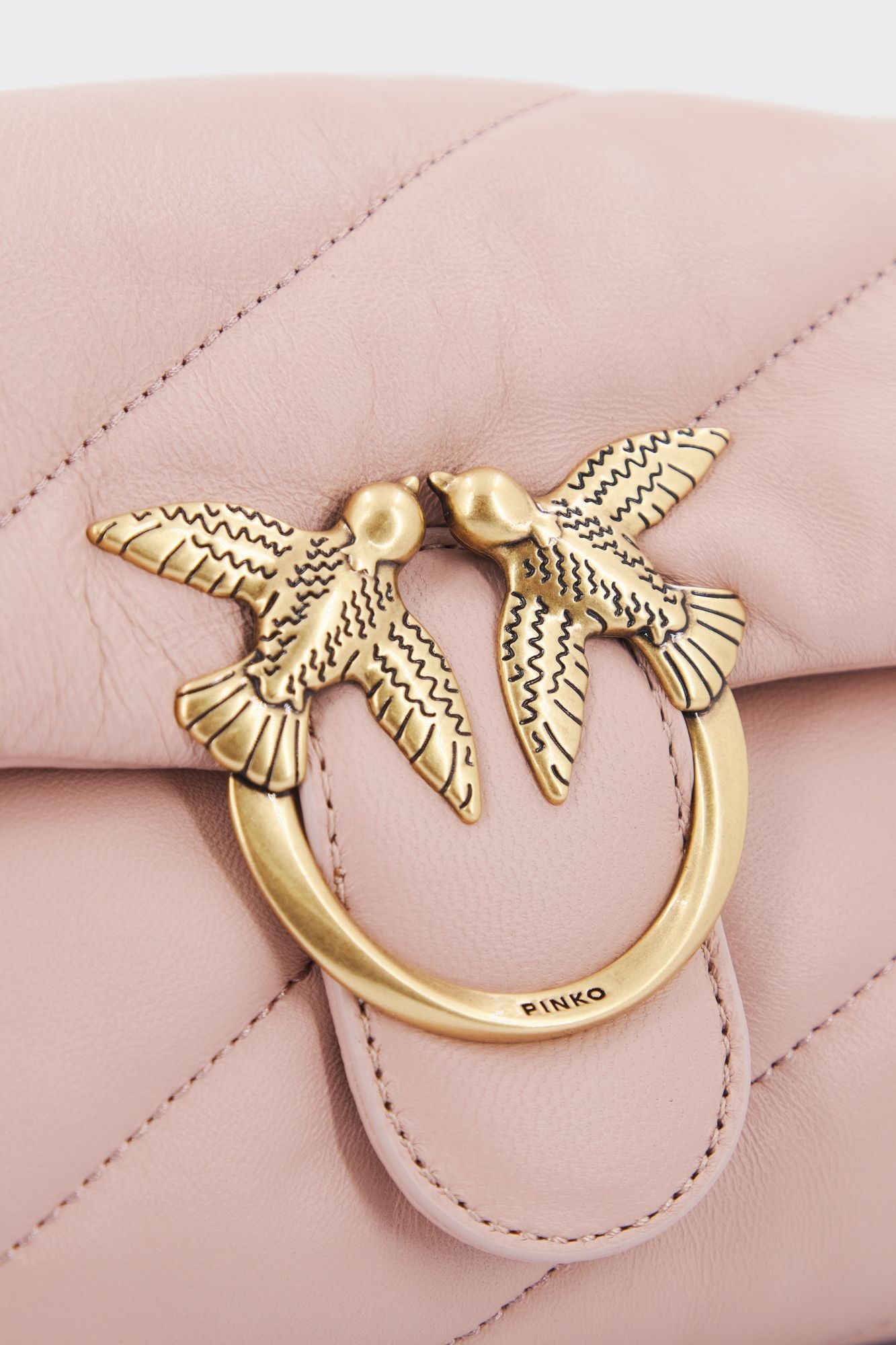 PINKO  LOVE MINI PUFF MAXI en color NUDE (4)