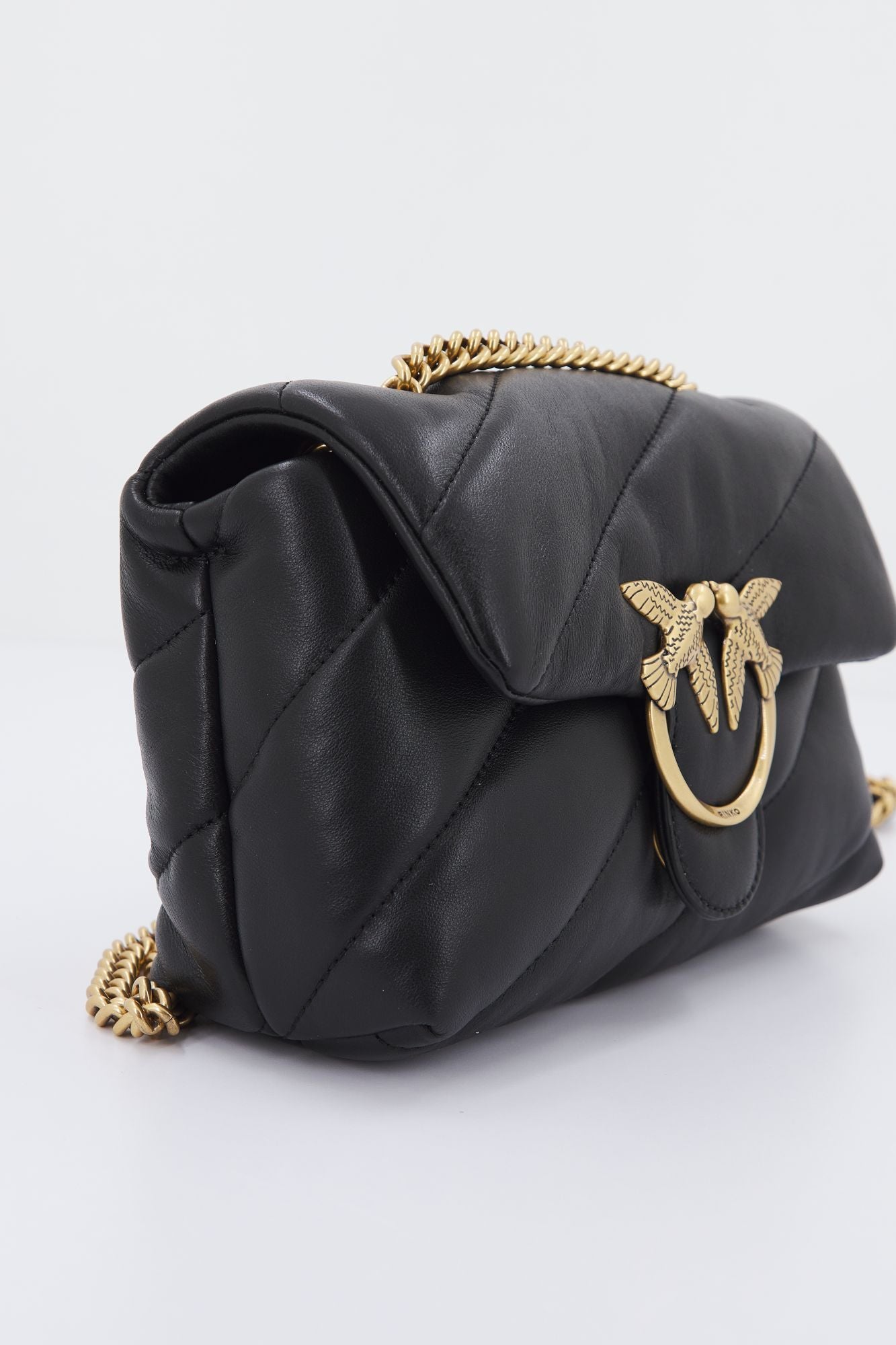 PINKO LOVE MINI PUFF MAXI en color NEGRO (3)