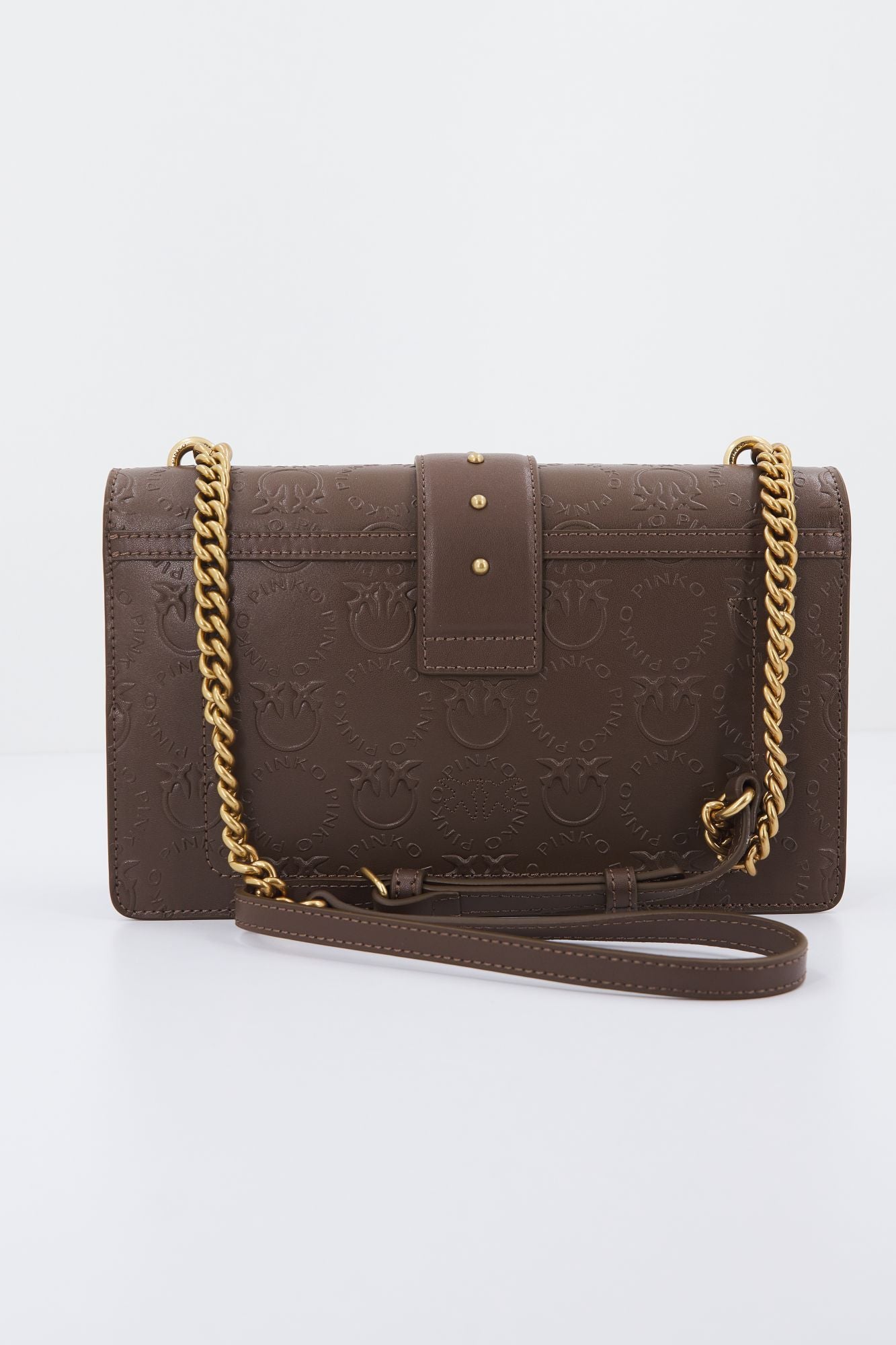 PINKO LOVE CLASSIC ICON NEW en color MARRON (4)