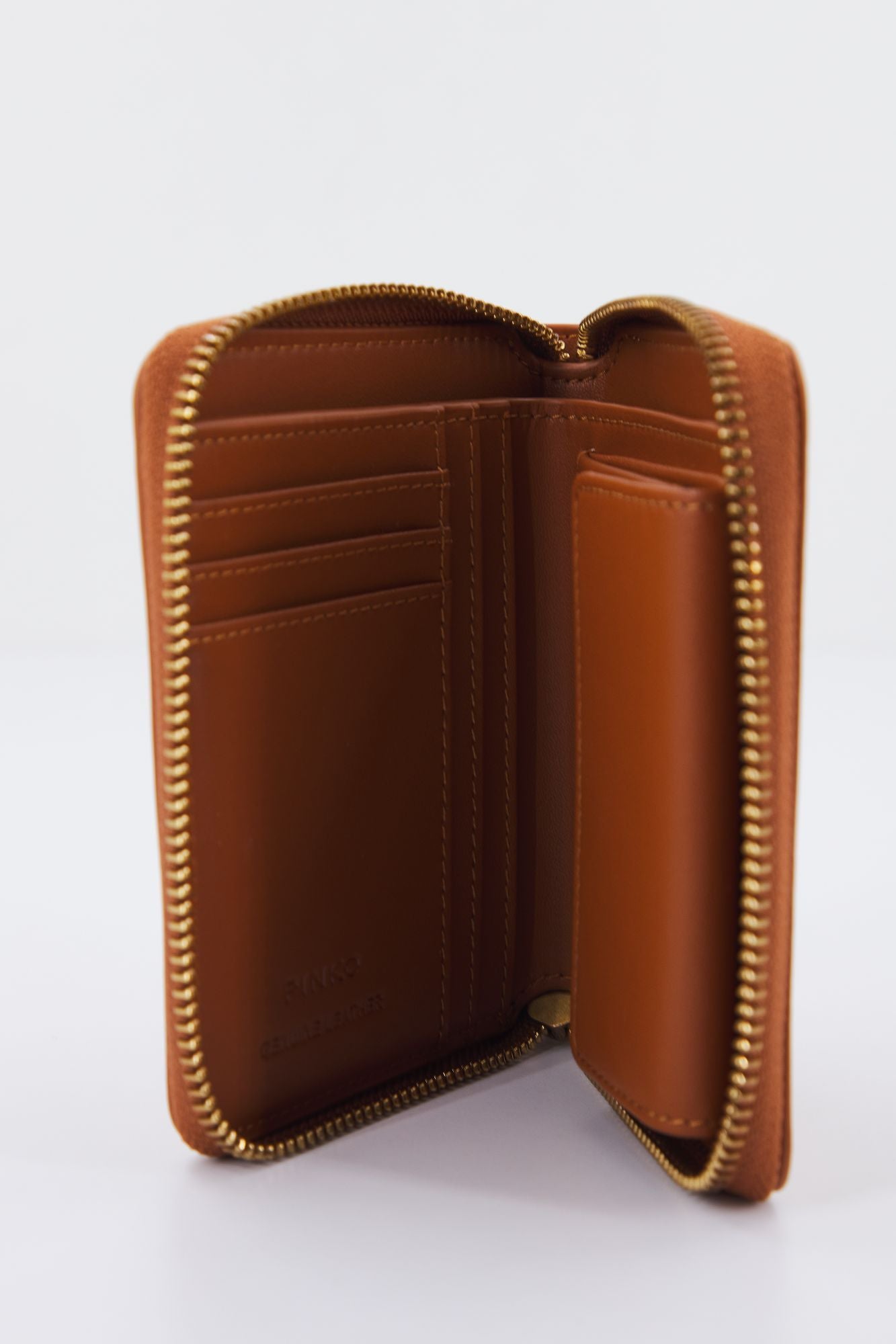 PINKO  TAYOR WALLET ZIP en color MARRON (4)