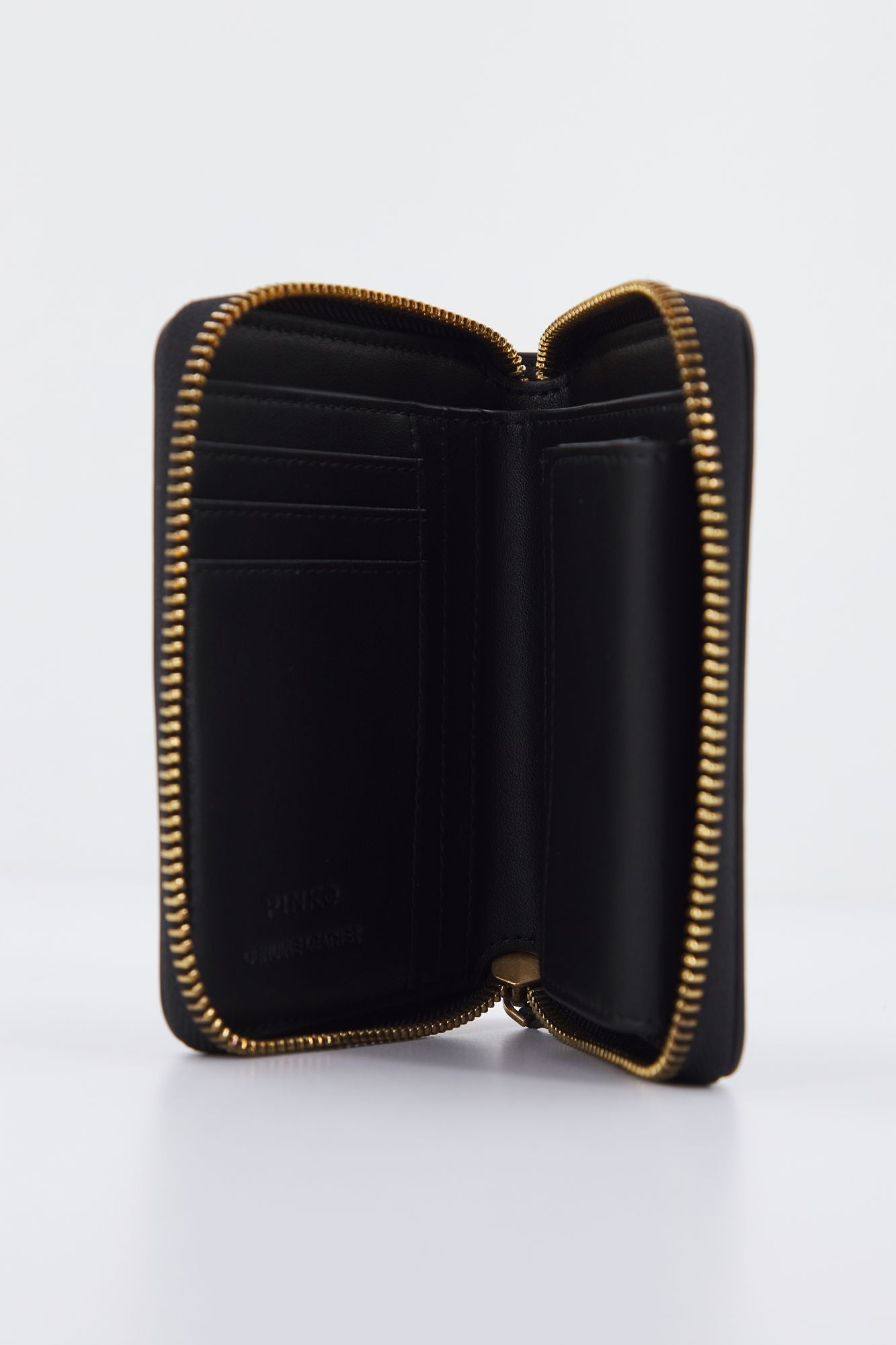 PINKO  TAYOR WALLET ZIP en color NEGRO (4)