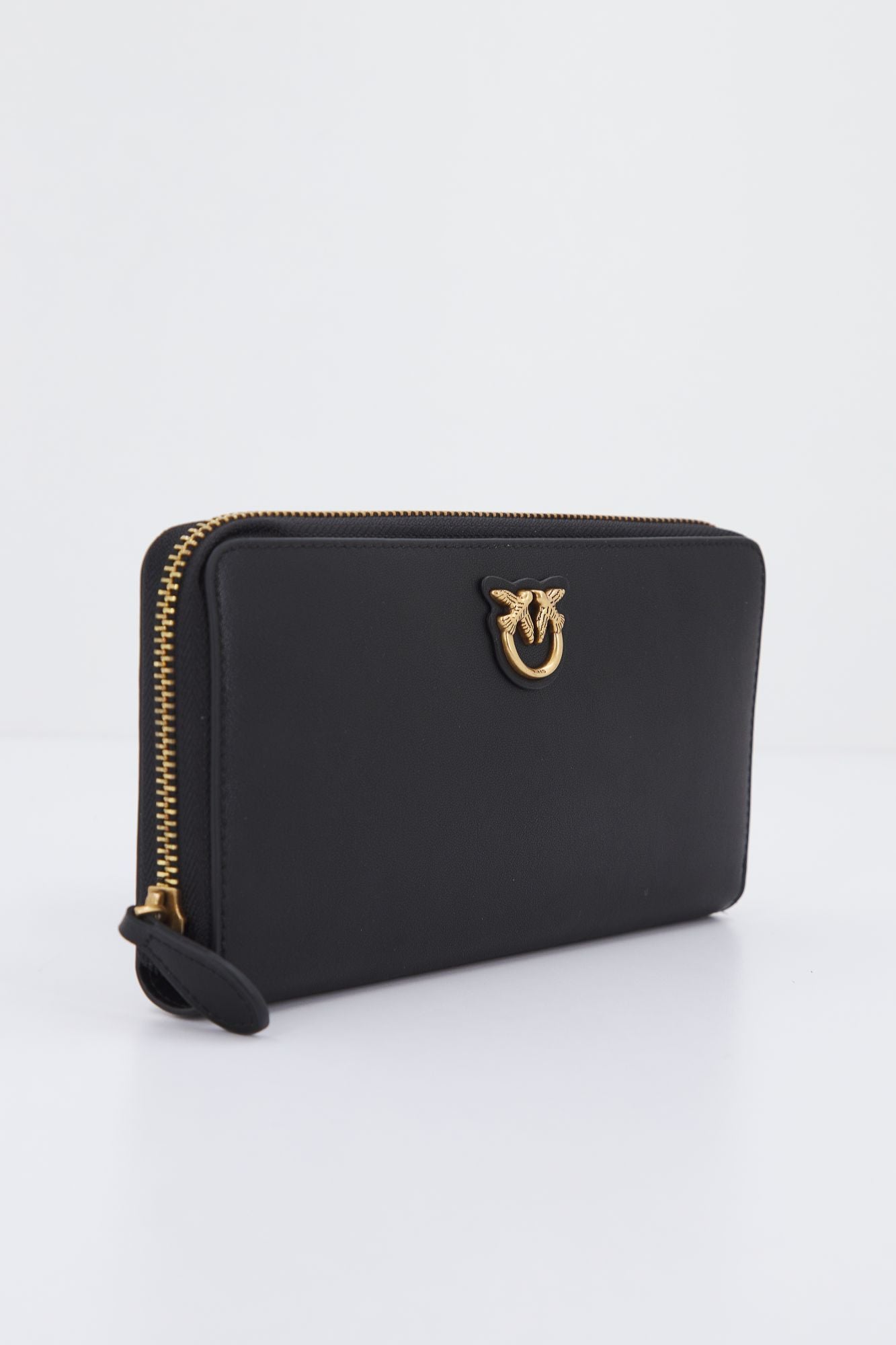 PINKO RYDER WALLET ZIP en color NEGRO (2)