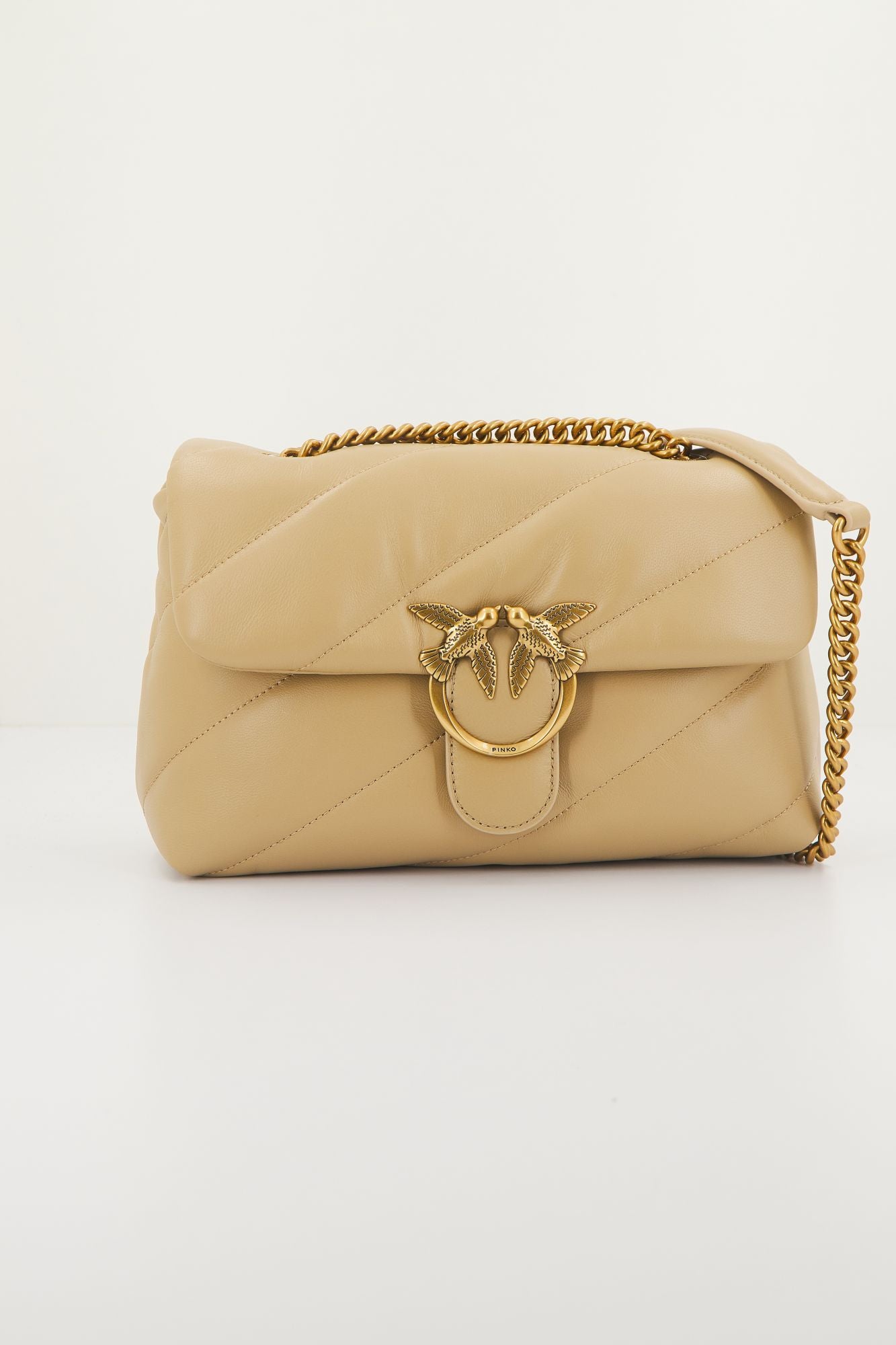 PINKO  LOVE CLASSIC PUFF CL SH en color MARRON CLARO (1)