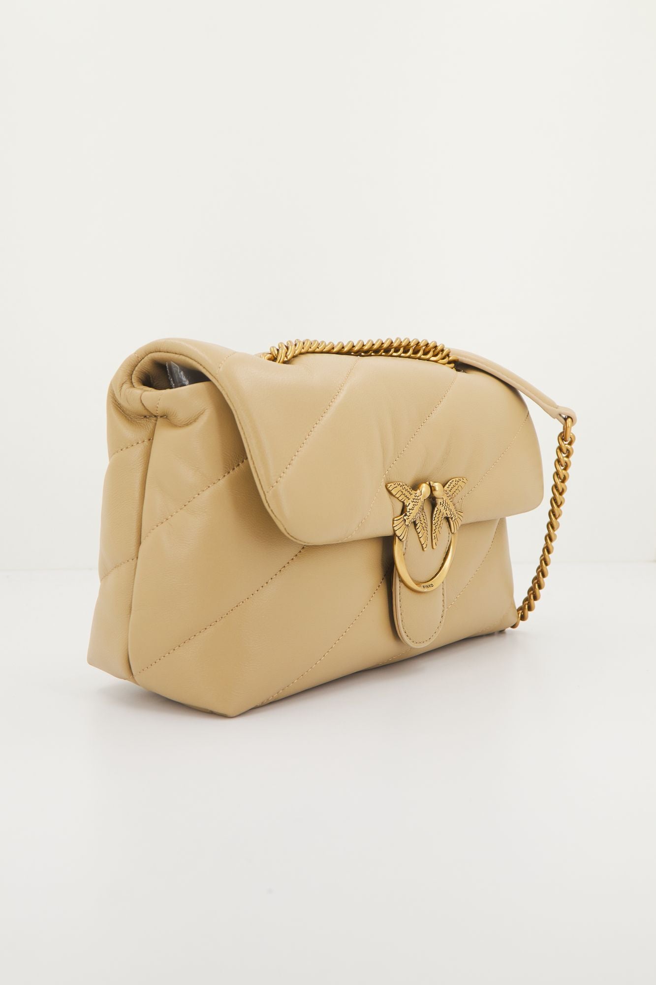 PINKO  LOVE CLASSIC PUFF CL SH en color MARRON CLARO (2)