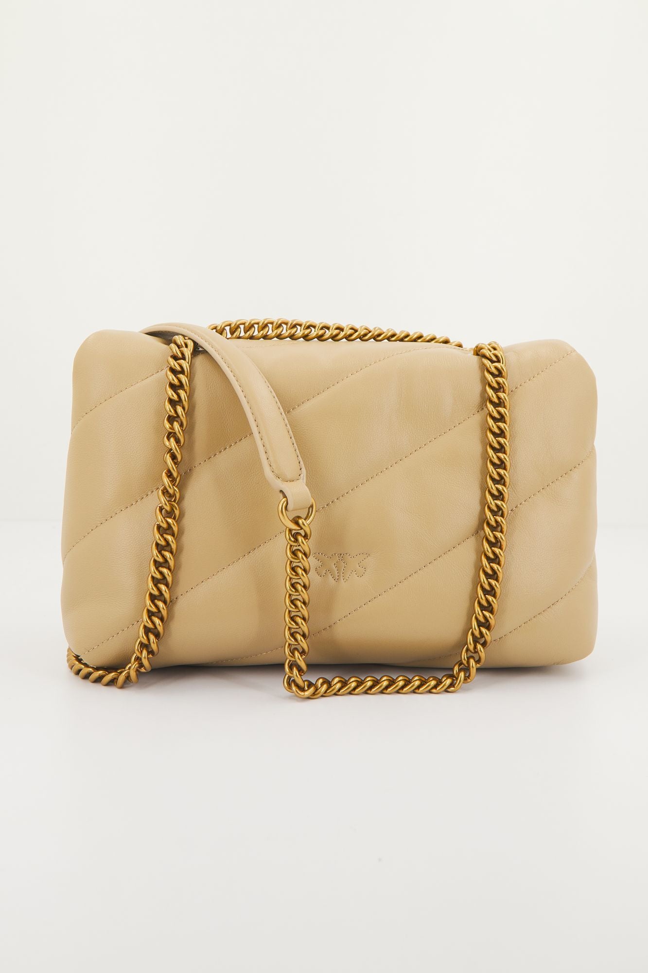 PINKO  LOVE CLASSIC PUFF CL SH en color MARRON CLARO (3)