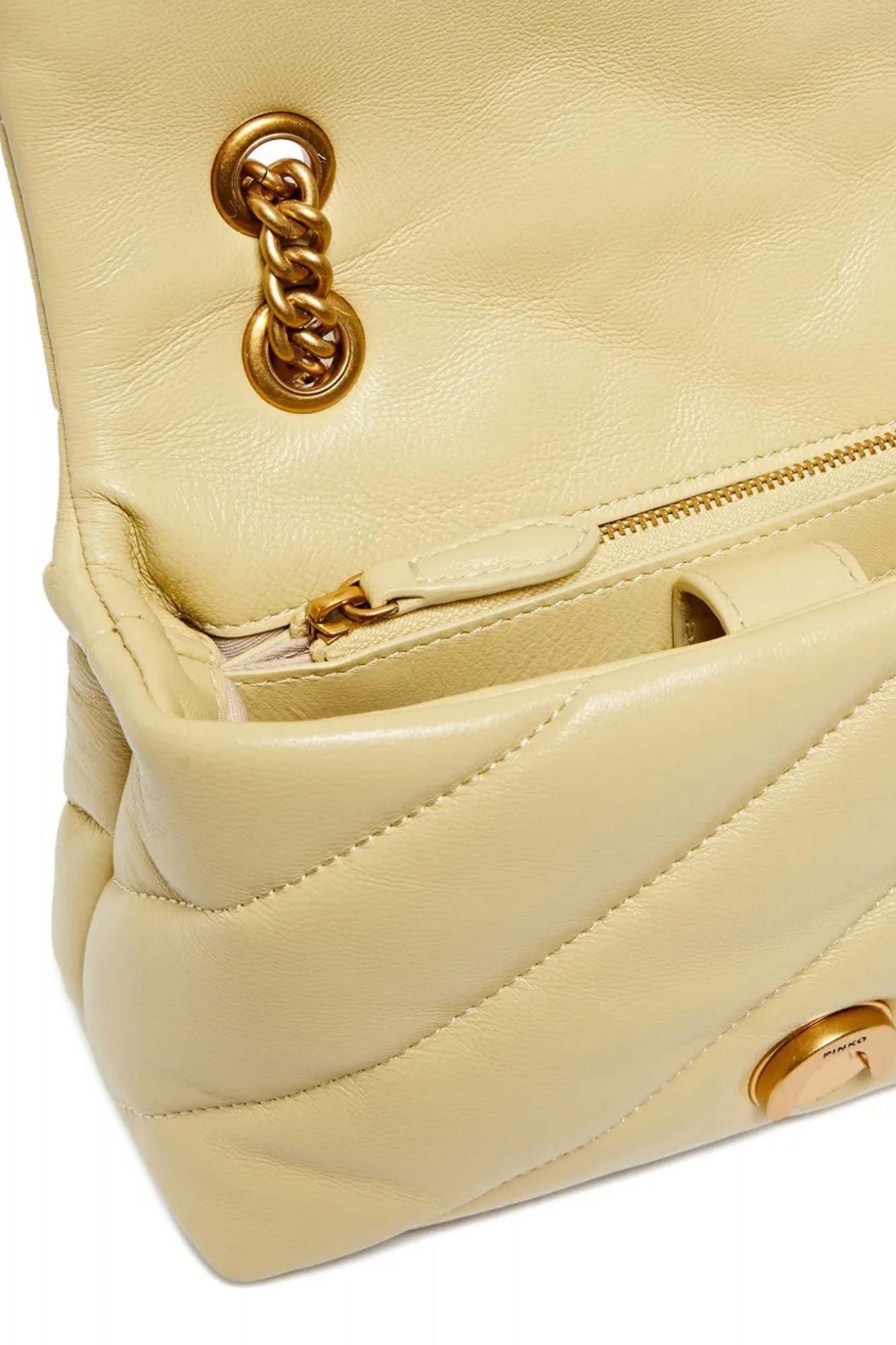 PINKO  LOVE MINI PUFF CL SHEEP en color AMARILLO (4)