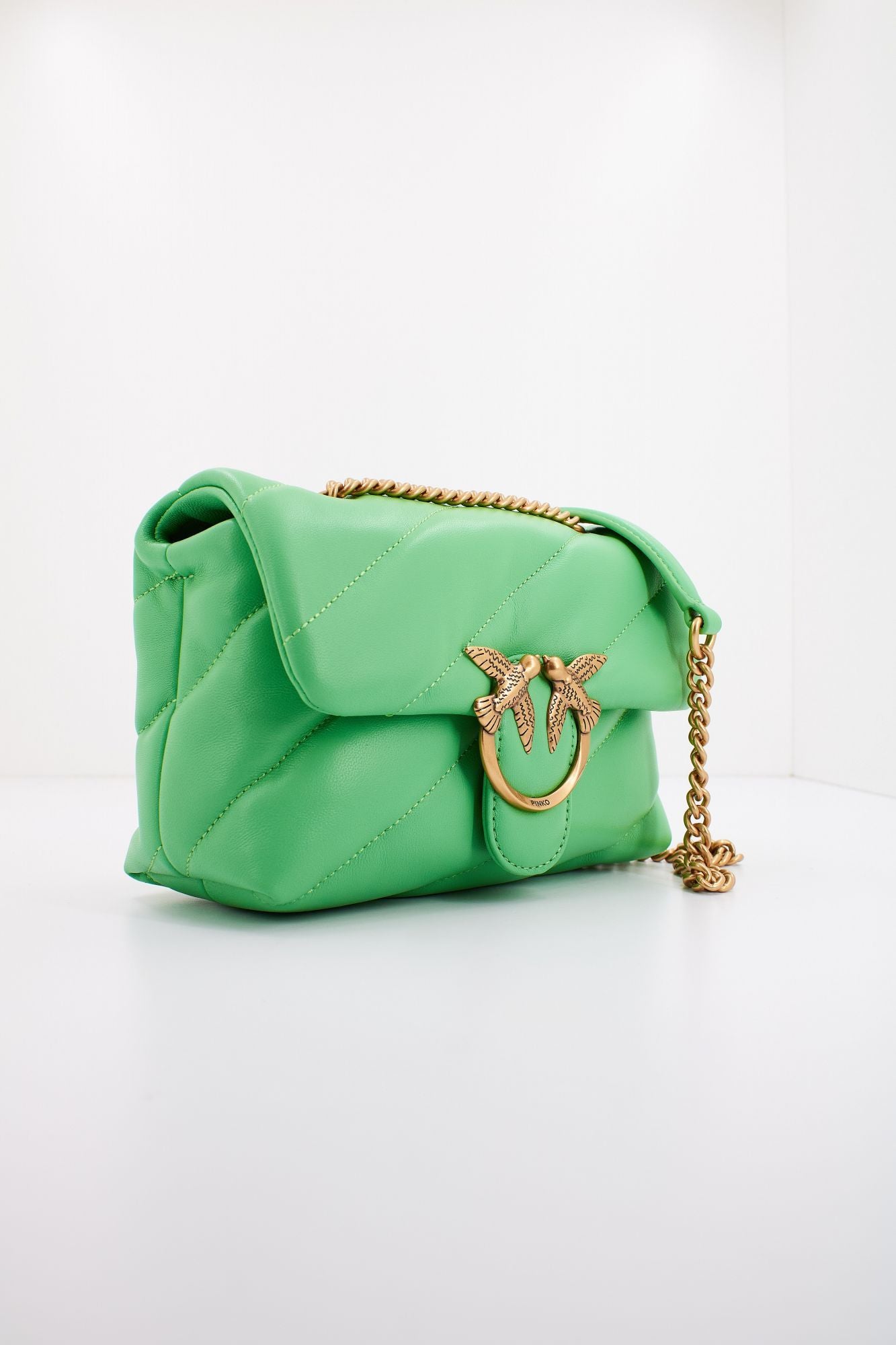 PINKO  LOVE MINI PUFF CL SHEEP en color VERDE (2)