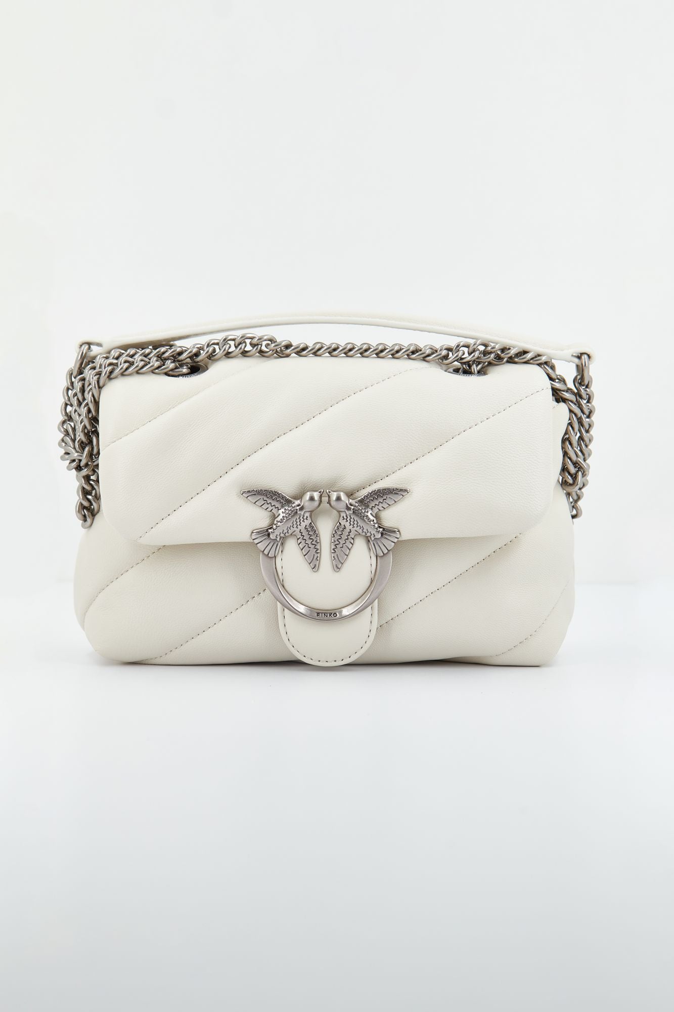 PINKO  LOVE MINI PUFF CL SHEEP en color BLANCO (1)